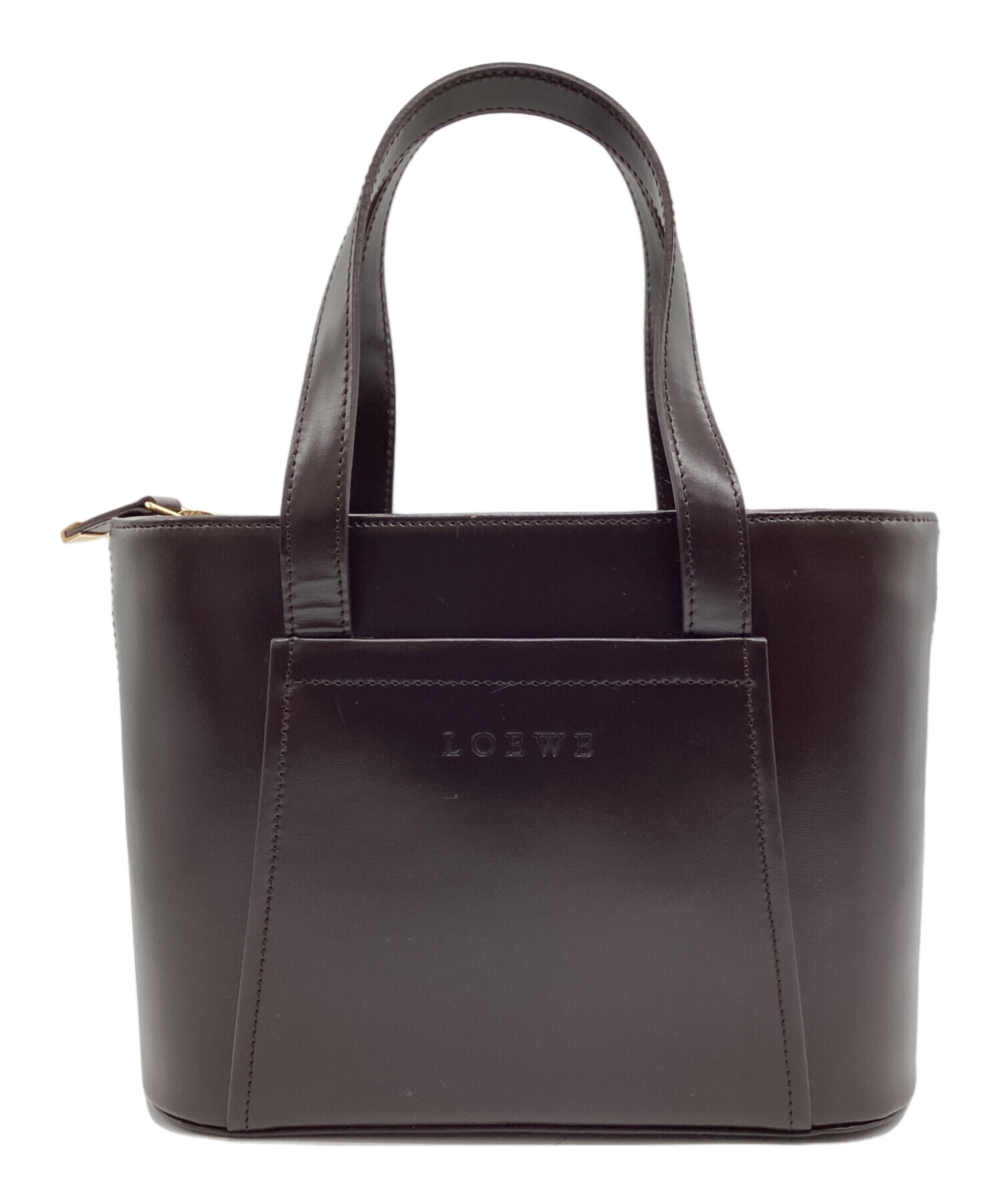 LOEWE ロエベ　ハンドバッグ　レザー　ロゴ型押し　チャーム LOEWE ロエベ ハンドバッグ レザー ロゴ型押し チャーム LOEWE ロエベ