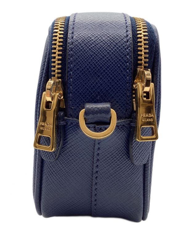 中古・古着通販】PRADA (プラダ) ポシェットポーチ ブルー