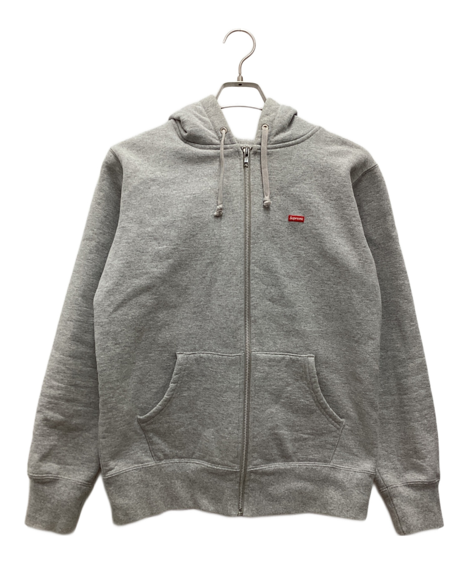 Supreme グレー ジップアップパーカー　値下げあり 中古・古着通販】Supreme (シュプリーム) ジップパーカー スモール
