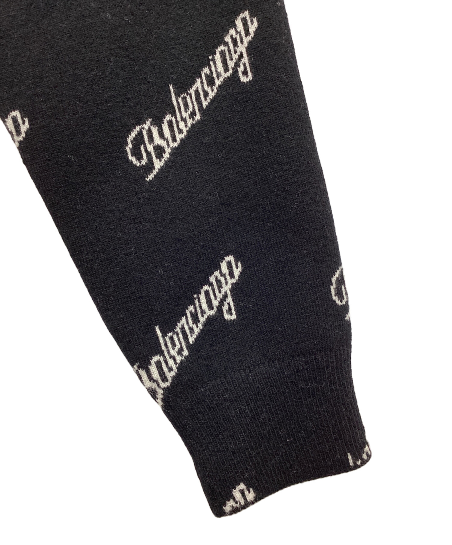 中古・古着通販】BALENCIAGA (バレンシアガ) スラッシュロゴ セーター