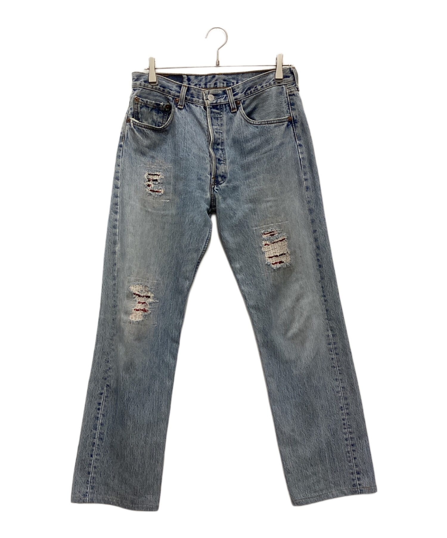 中古・古着通販】LEVI'S (リーバイス) ダメージデニムパンツ トップ