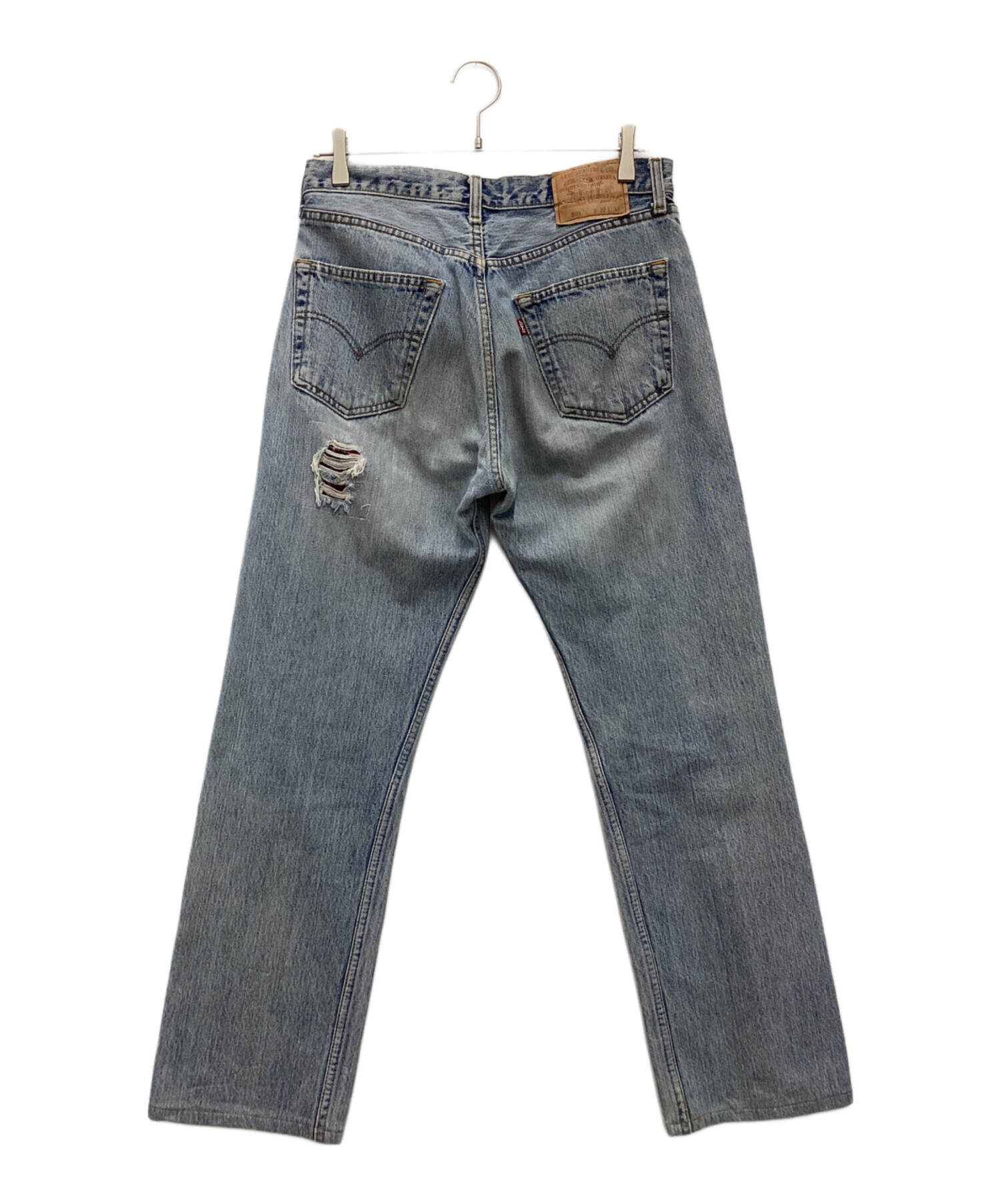 中古・古着通販】LEVI'S (リーバイス) ダメージデニムパンツ トップ