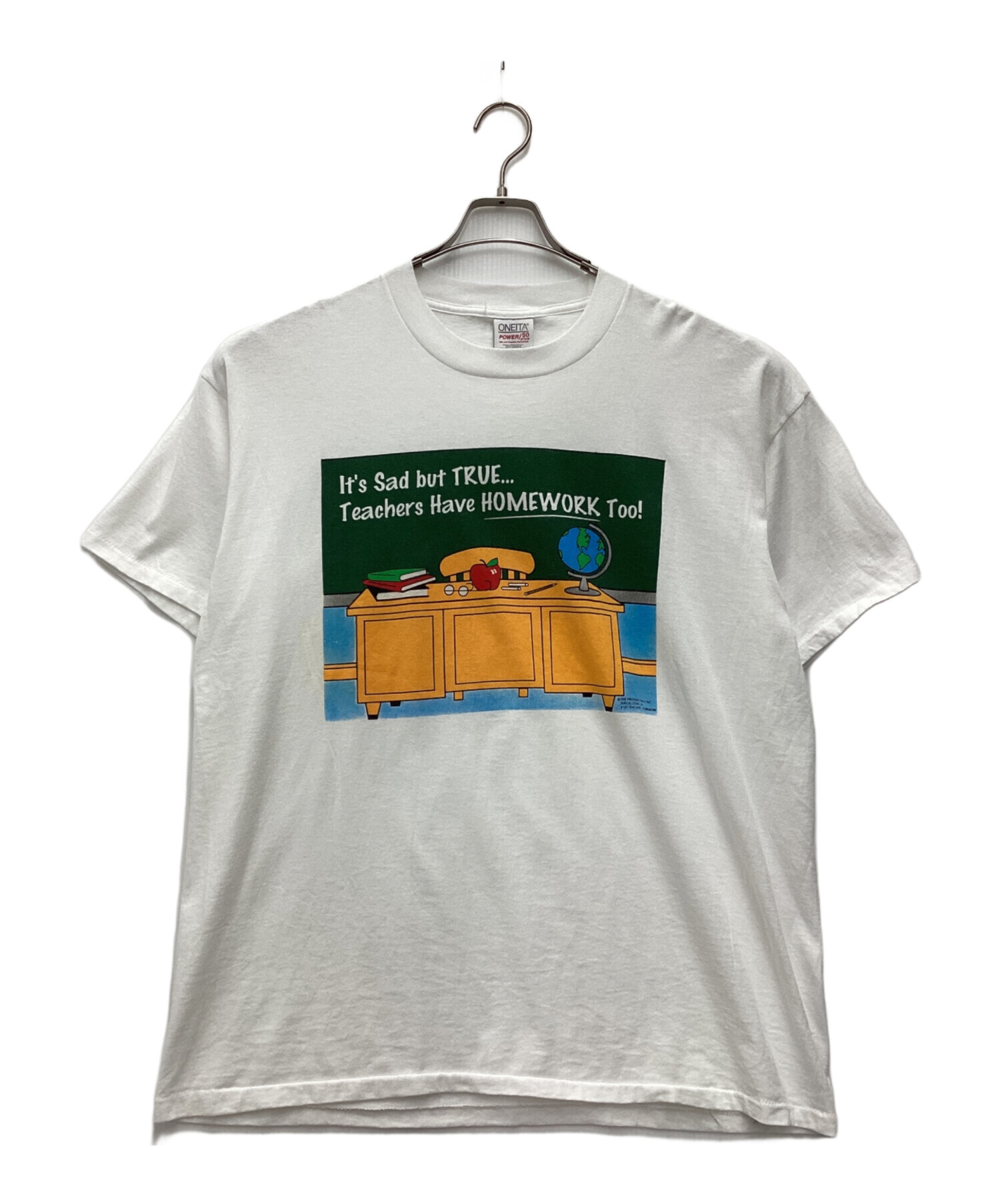 中古・古着通販】ONEITA (オニータ) アートプリントTシャツ 90's 古着