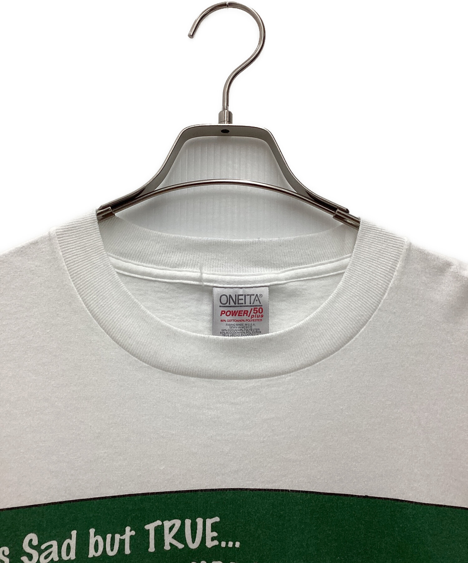 中古・古着通販】ONEITA (オニータ) アートプリントTシャツ 90's 古着