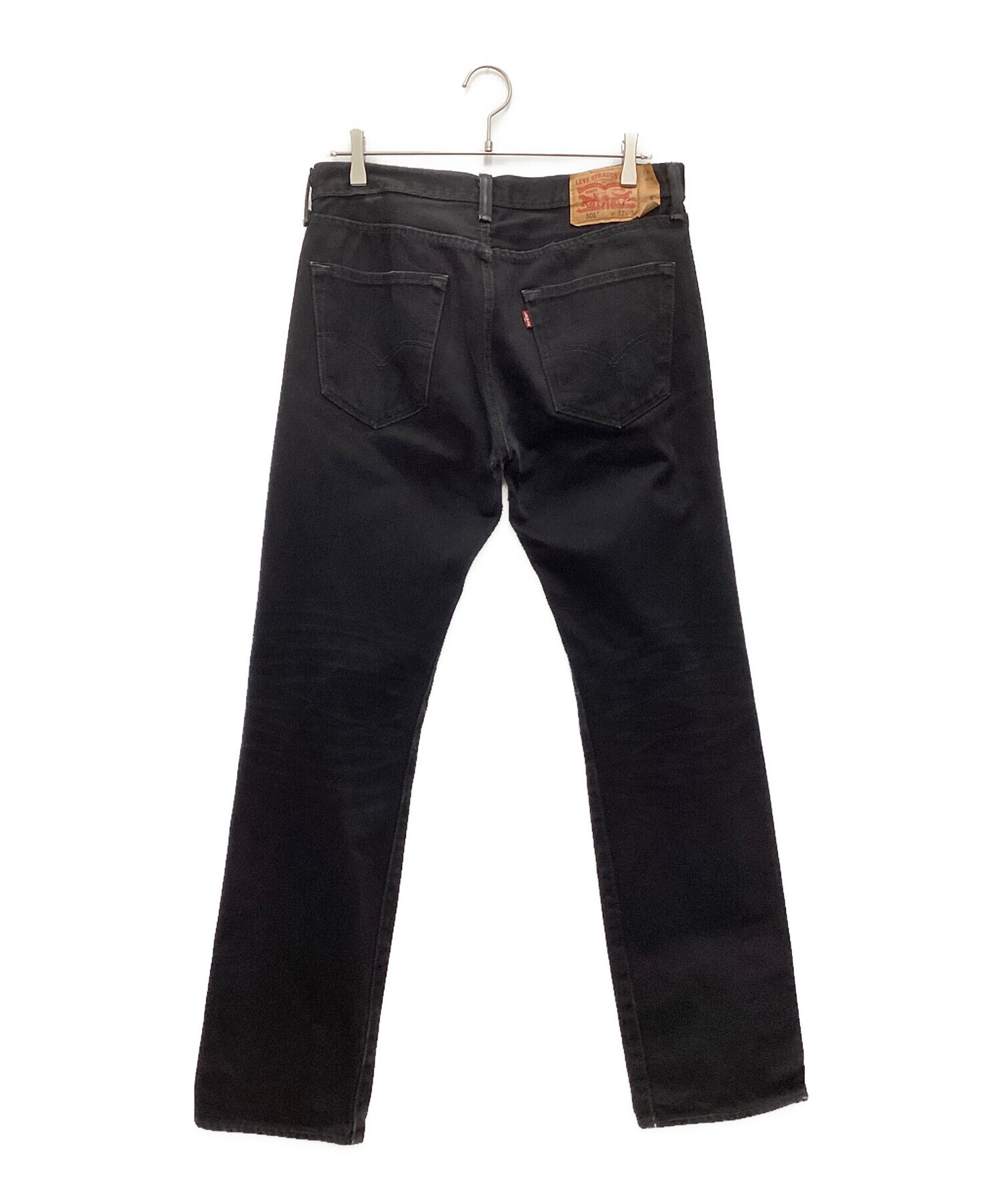 リーバイス 古着 501 W34 L31 00s メキシコ製 黒文字xx 中古・古着通販】LEVI'S (リーバイス) ブラックジーンズ 501 メキシコ