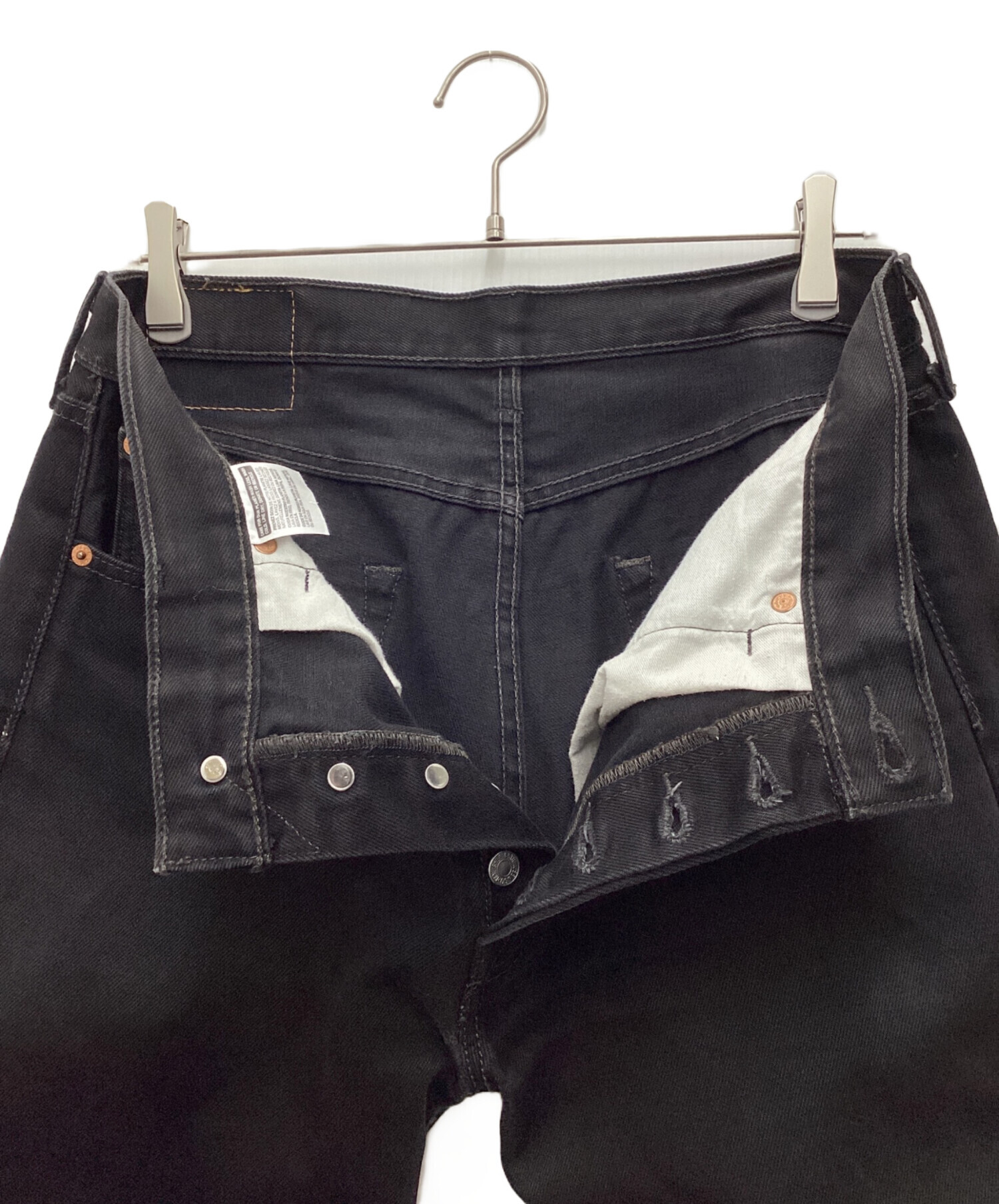 中古・古着通販】LEVI'S (リーバイス) ブラックジーンズ 501 メキシコ