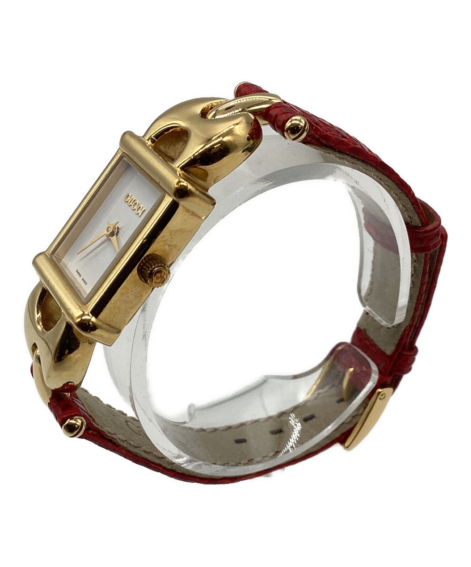 グッチの腕時計(新品未使用品)レディース 中古・古着通販】GUCCI (グッチ) レディースウォッチ ホワイト