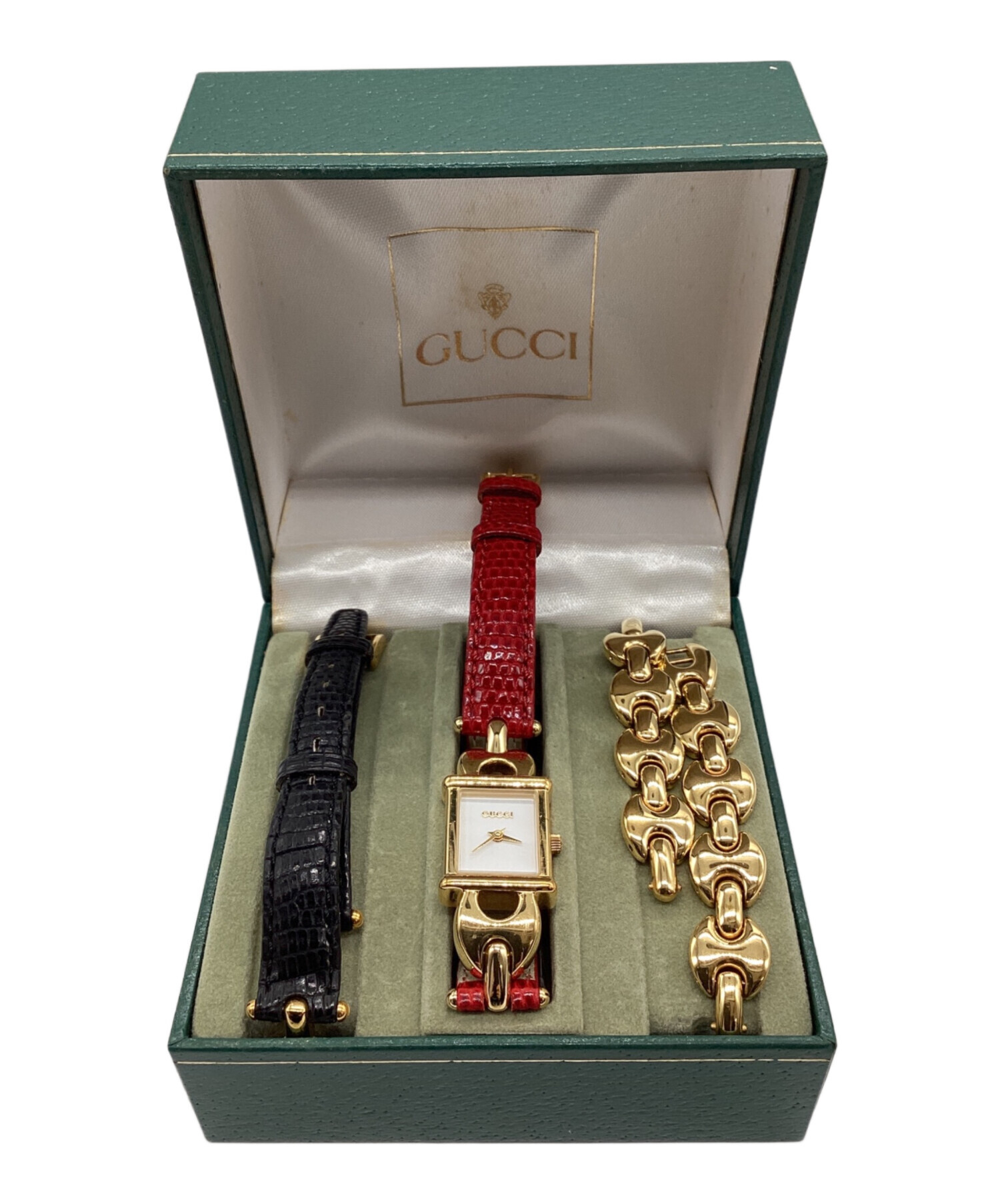 中古・古着通販】GUCCI (グッチ) レディースウォッチ ホワイト