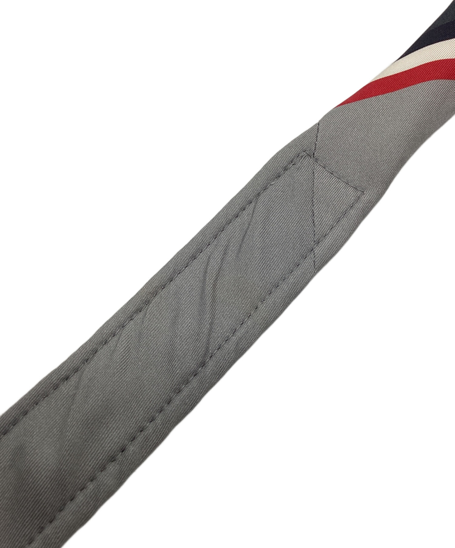 中古・古着通販】Thom Browne (トムブラウン) シルクネクタイ グレー