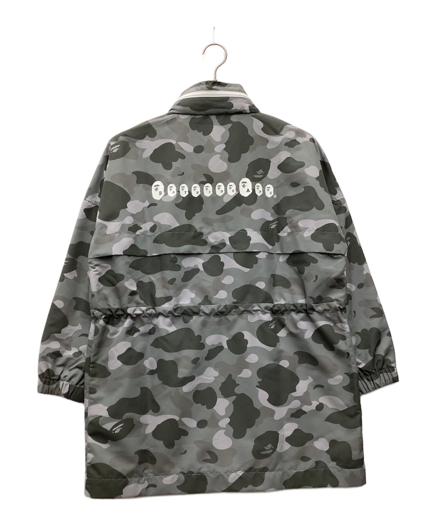 アベイシングエイプ A BATHING APE カモフラ 半袖 スウェット シャツ プルオーバー カットソー M 白 グレー/F148 A Bathing Ape カモフラージュパーカー S A BATHING APE(アベイシング