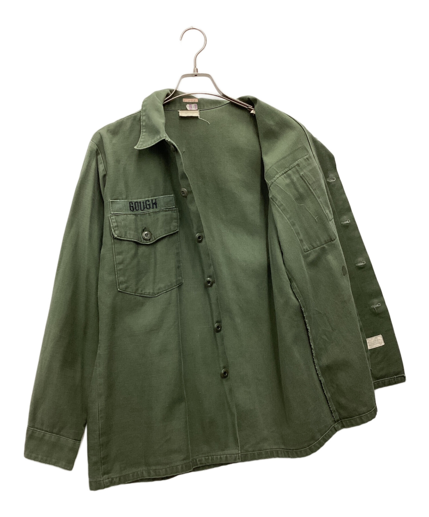 中古・古着通販】- (-) 米軍 ミリタリーシャツ オリーブ サイズ:SIZE