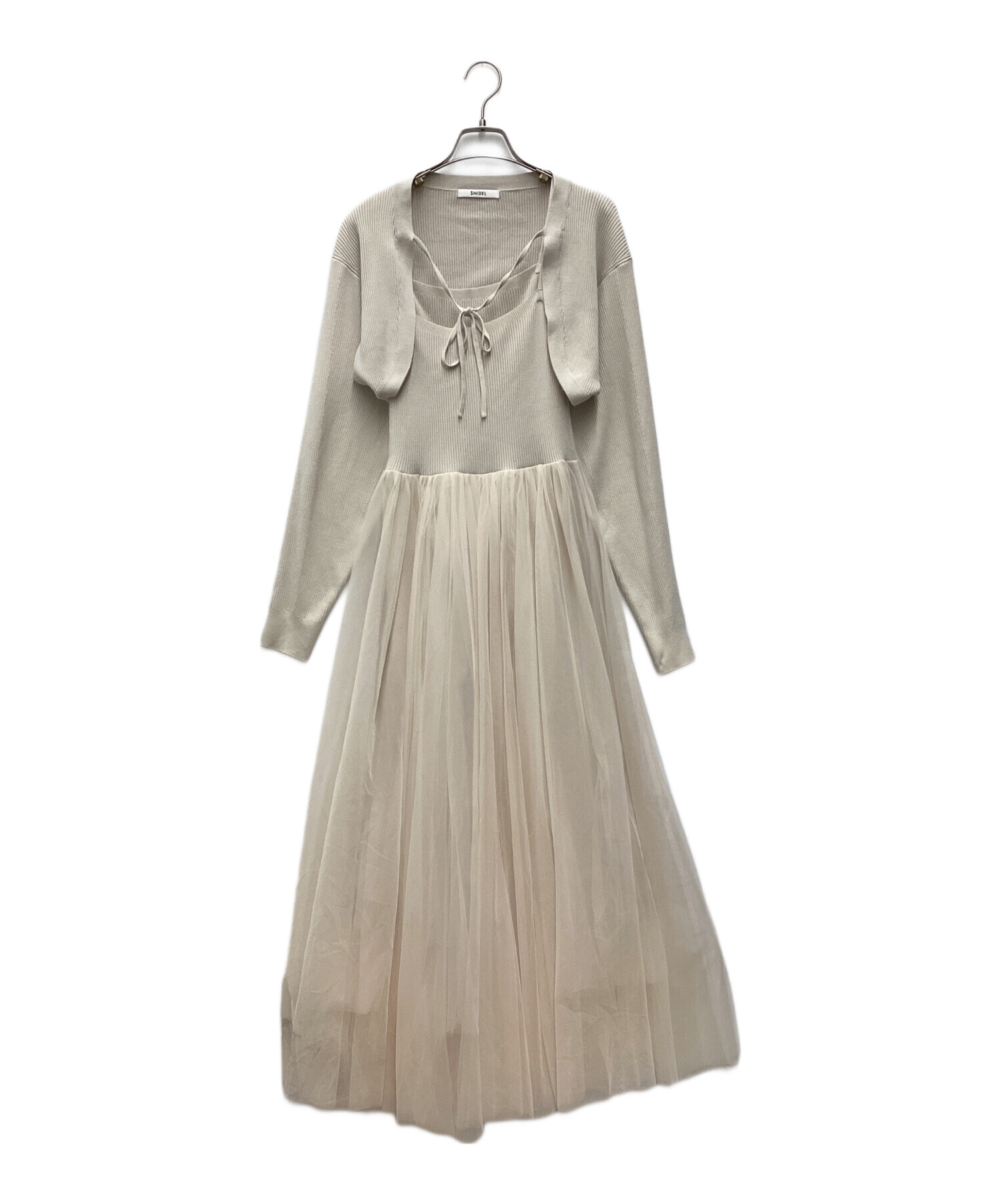 中古・古着通販】Snidel (スナイデル) ボレロセットチュールニット