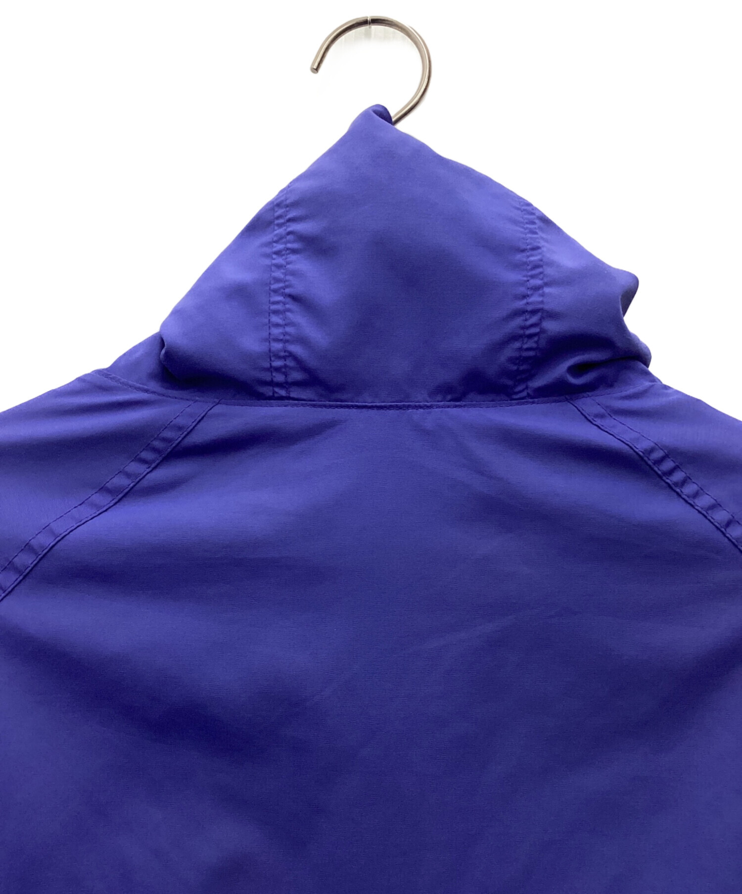 【90s】 Colombia アノラックフーディー 紫 90s Columbia Nylon Anorak Parka 黒青紫 M コロンビア