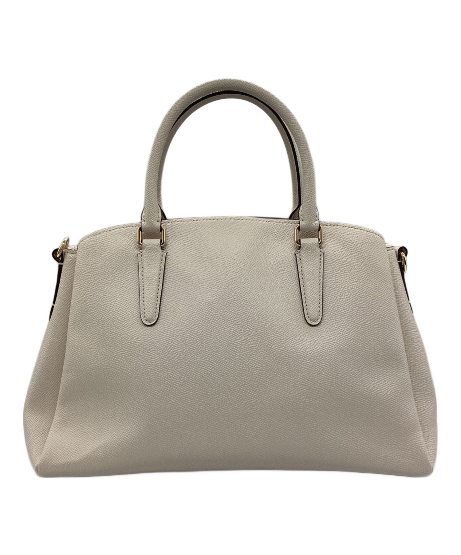 中古・古着通販】COACH (コーチ) ハンドバッグ アイボリー｜ブランド