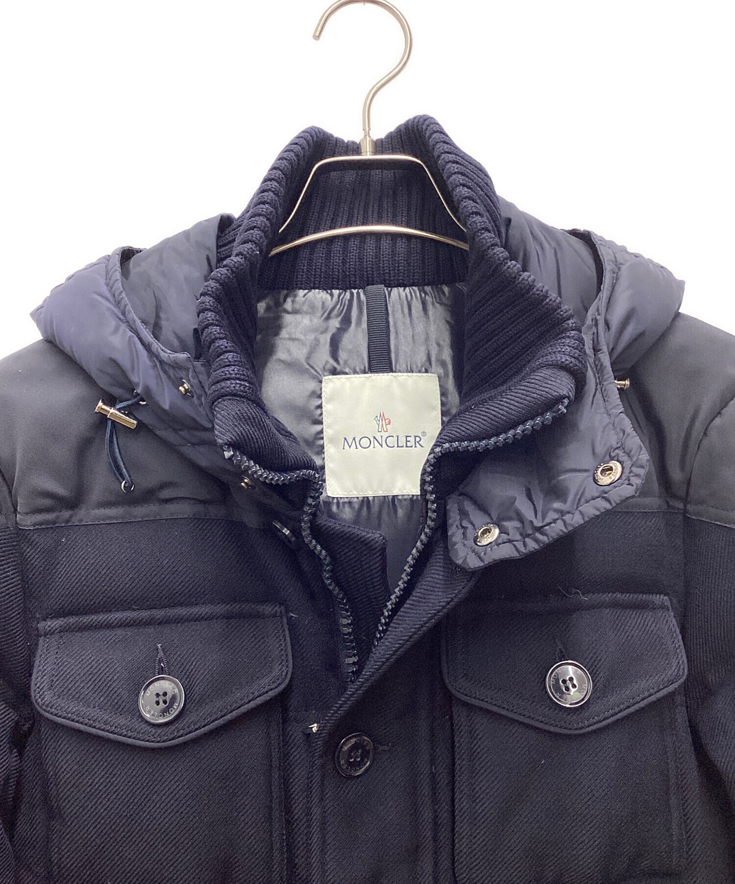 中古・古着通販】MONCLER (モンクレール) REPUBLIQUE ネイビー 中古・古着通販】MONCLER (モンクレール) REPUBLIQUE ネイビー