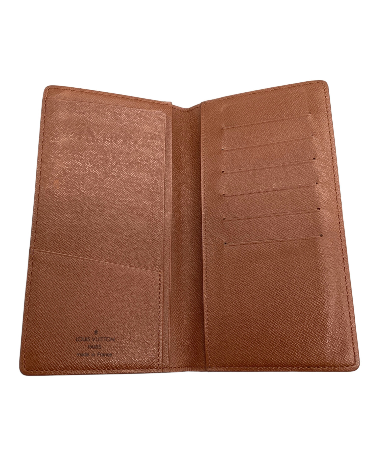 ルイヴィトン ポルトバルールカルトクレディ 札入れ モノグラム ブラウン長財布 中古・古着通販】LOUIS VUITTON (ルイ ヴィトン) ポルトバルール