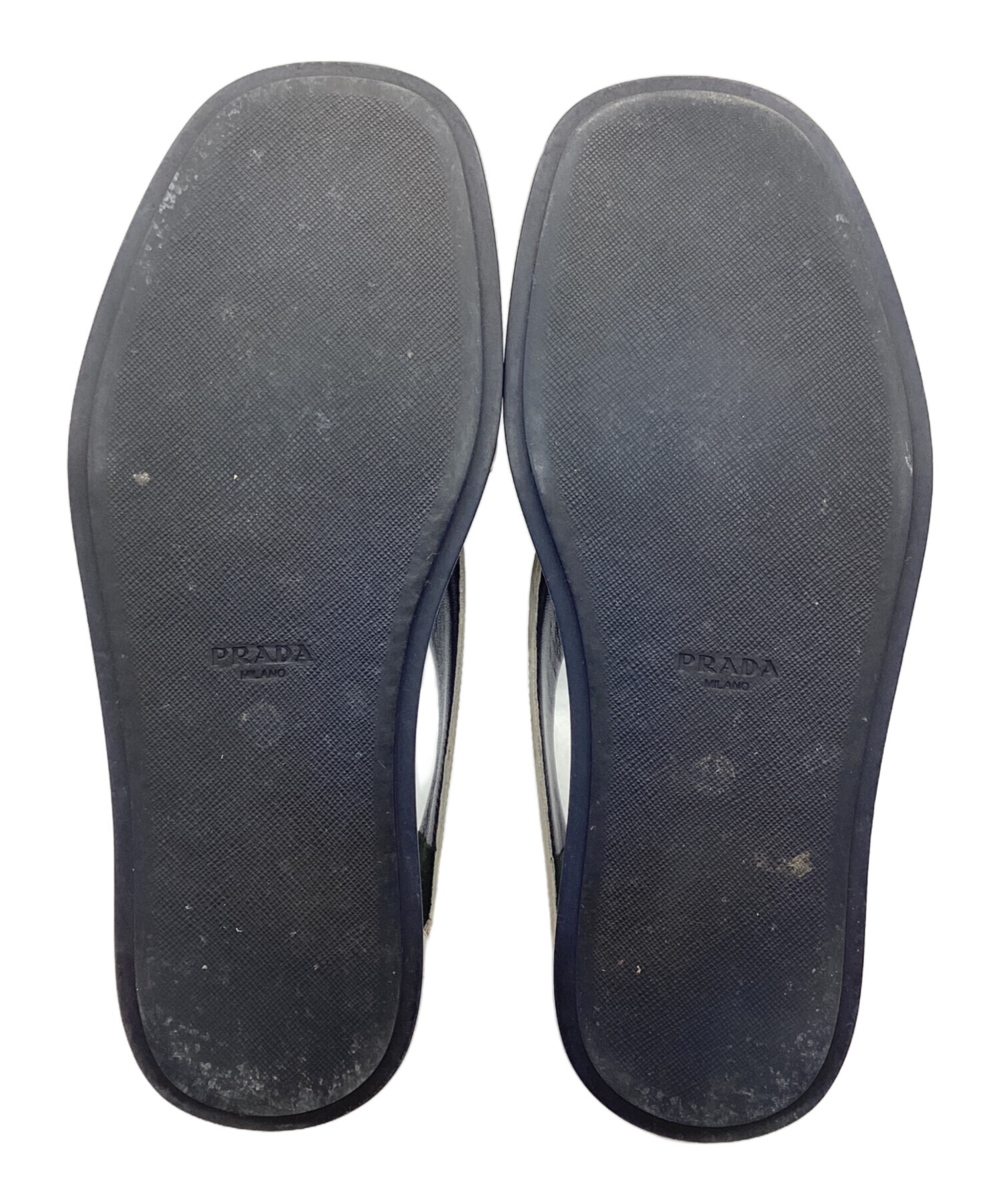 中古・古着通販】PRADA (プラダ) サンダル ネイビー サイズ:SIZE 37.5