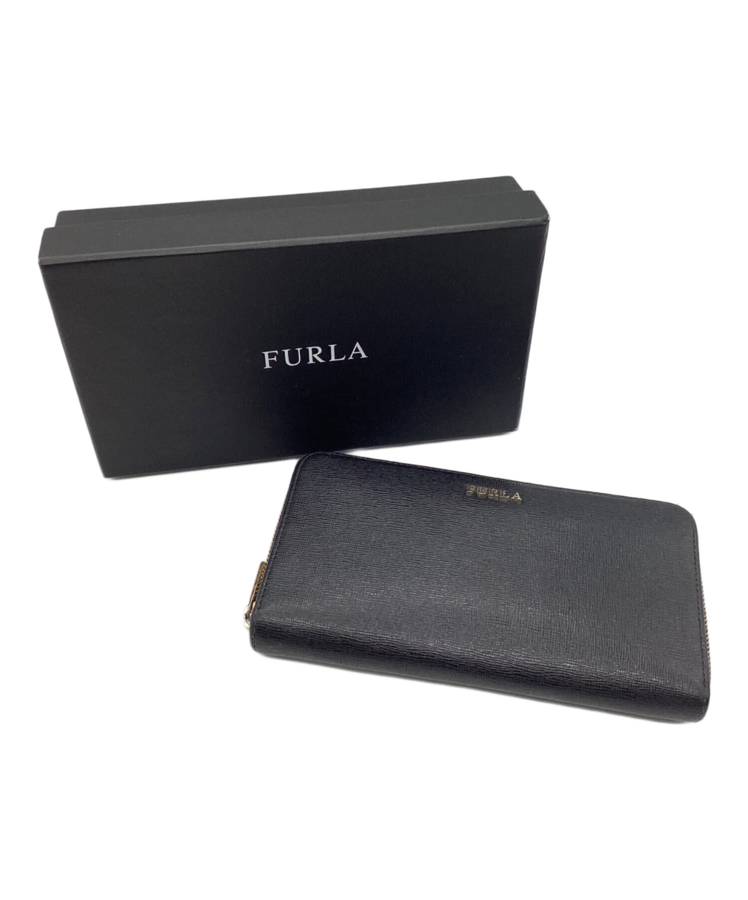 中古・古着通販】FURLA (フルラ) 長財布 ブラック｜ブランド・古着通販 