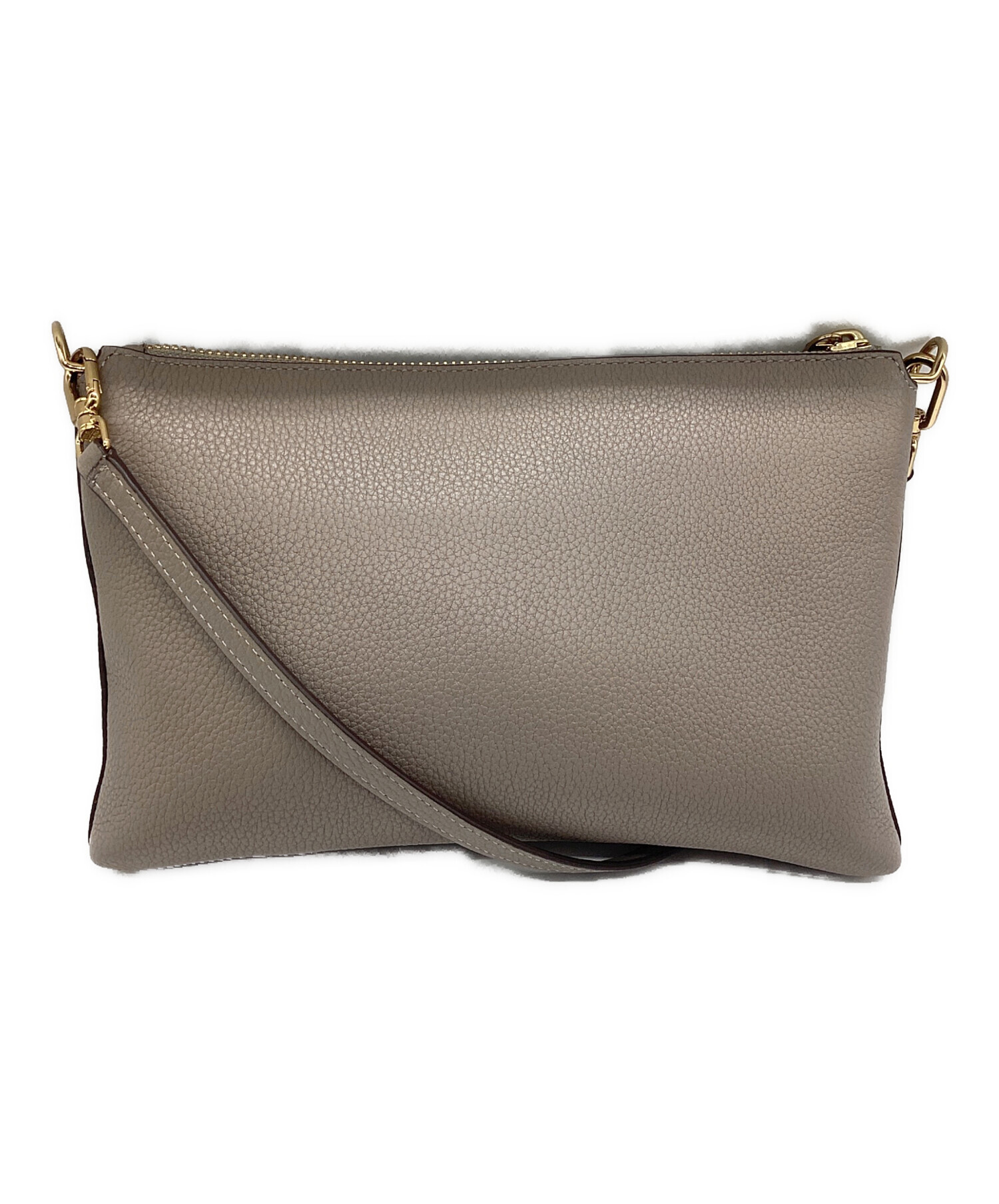 中古・古着通販】TORY BURCH (トリーバーチ) ショルダーバッグ グレー 
