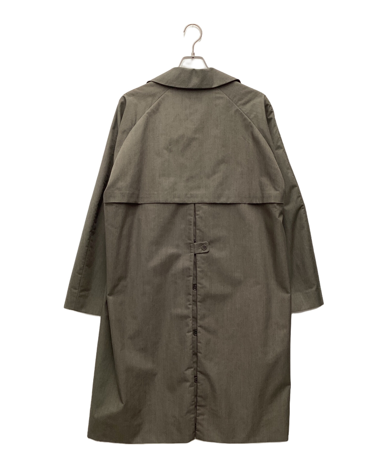 中古・古着通販】YAECA (ヤエカ) ステンカラーコート オリーブ サイズ