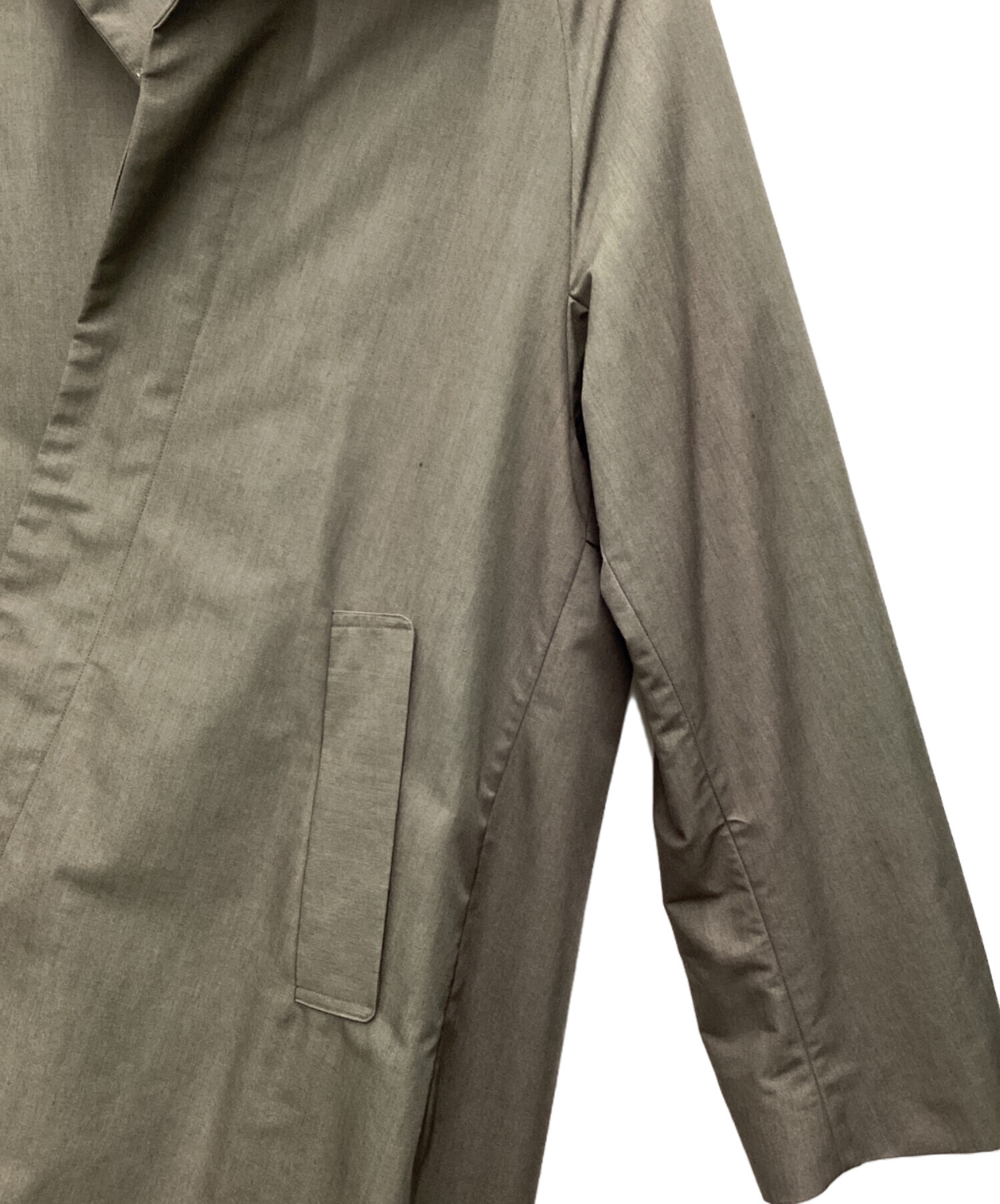 YAECA ステンカラーコート オリーブ 日本製 YAECA ステンカラーコート オリーブ 日本製