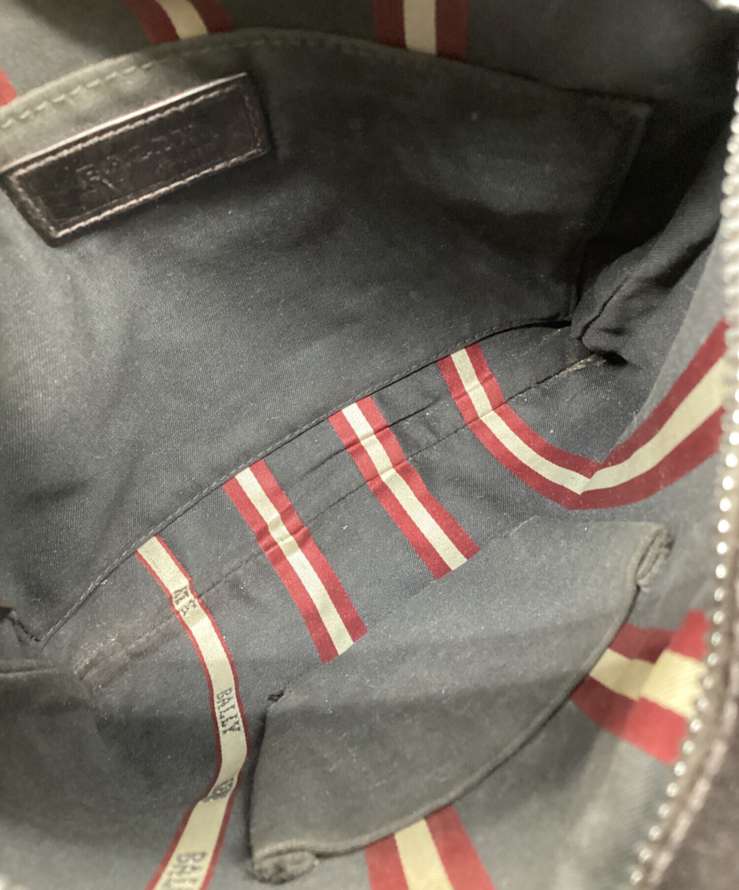 中古・古着通販】BALLY (バリー) レザーサコッシュ ダークブラウン