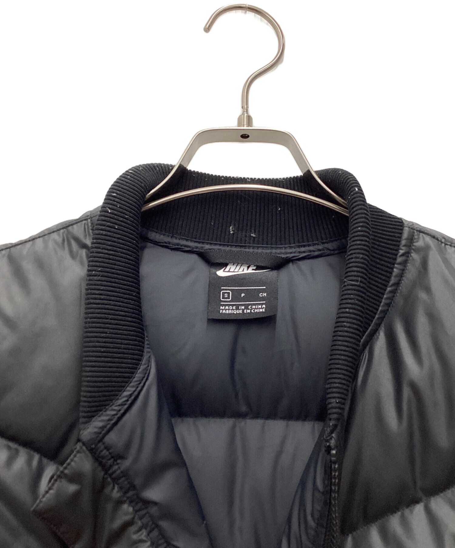 中古・古着通販】NIKE (ナイキ) ダウンジャケット ブラック サイズ 