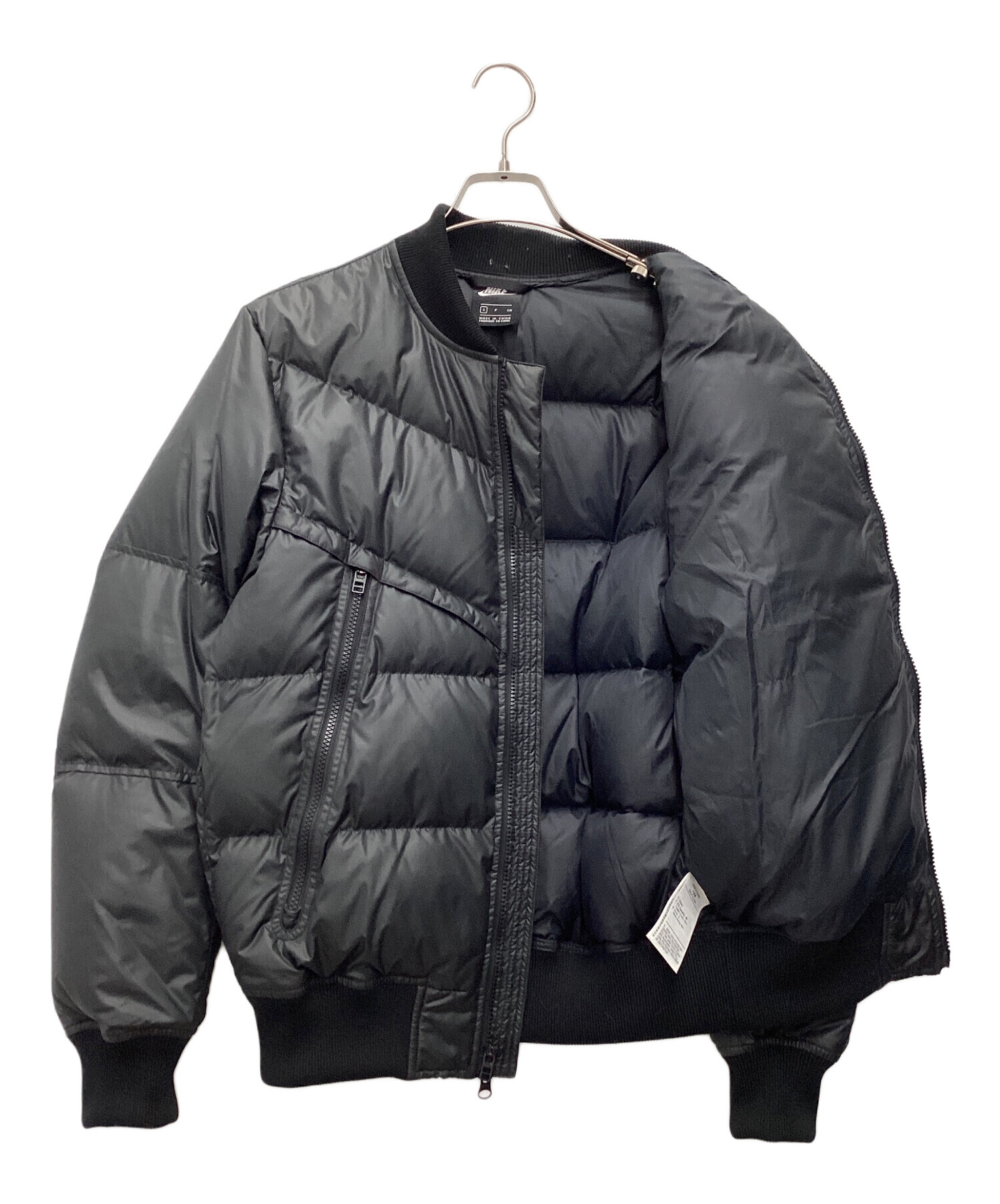 中古・古着通販】NIKE (ナイキ) ダウンジャケット ブラック サイズ 