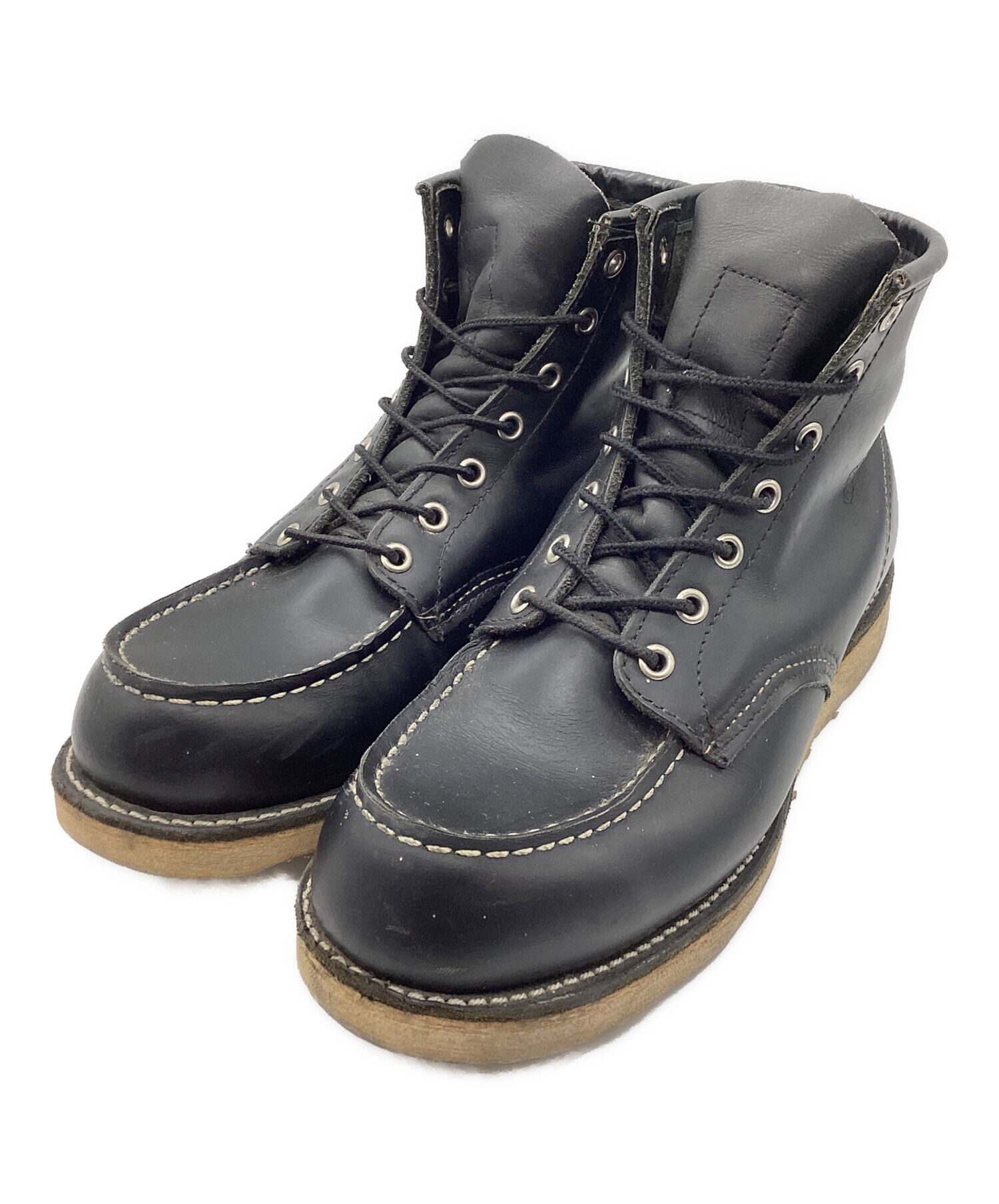 中古・古着通販】RED WING (レッドウィング) レザーブーツ ブラック 