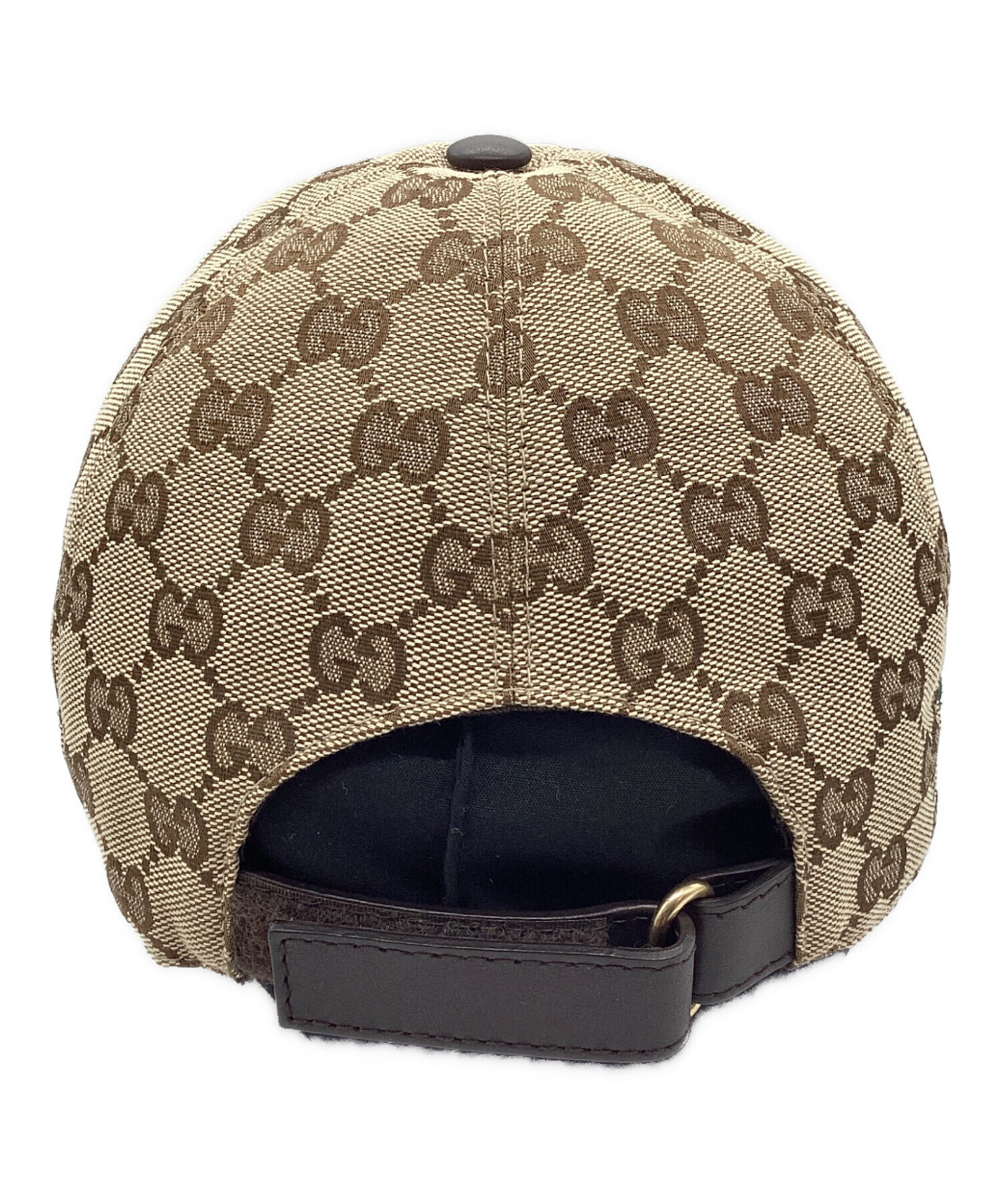 GUCCI グッチ キャップ オリジナル GGキャンバス M ベージュ 中古 中古・古着通販】GUCCI (グッチ) オリジナルGGキャンバス ベースボール