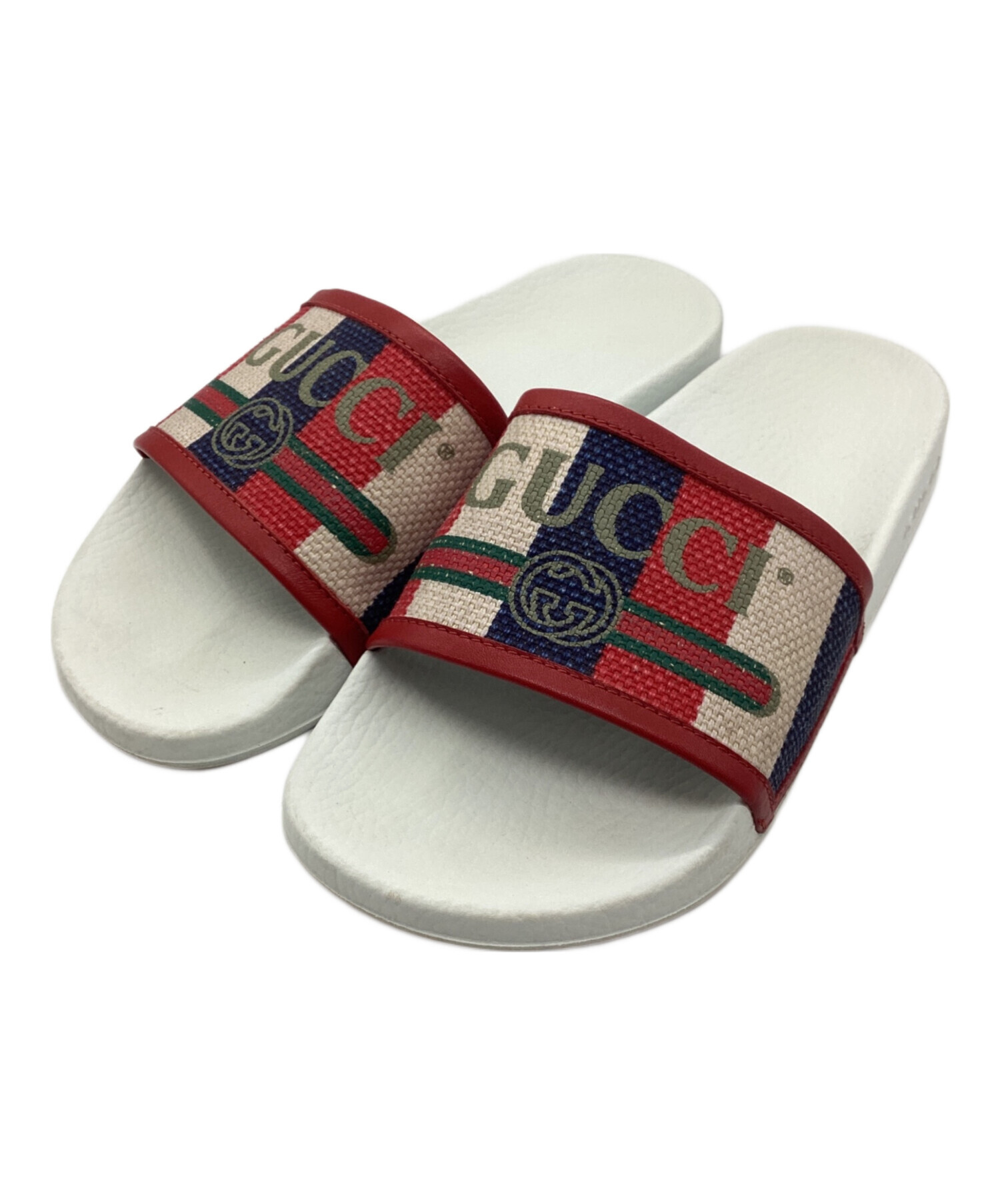 中古・古着通販】GUCCI (グッチ) サンダル マルチカラー サイズ:SIZE