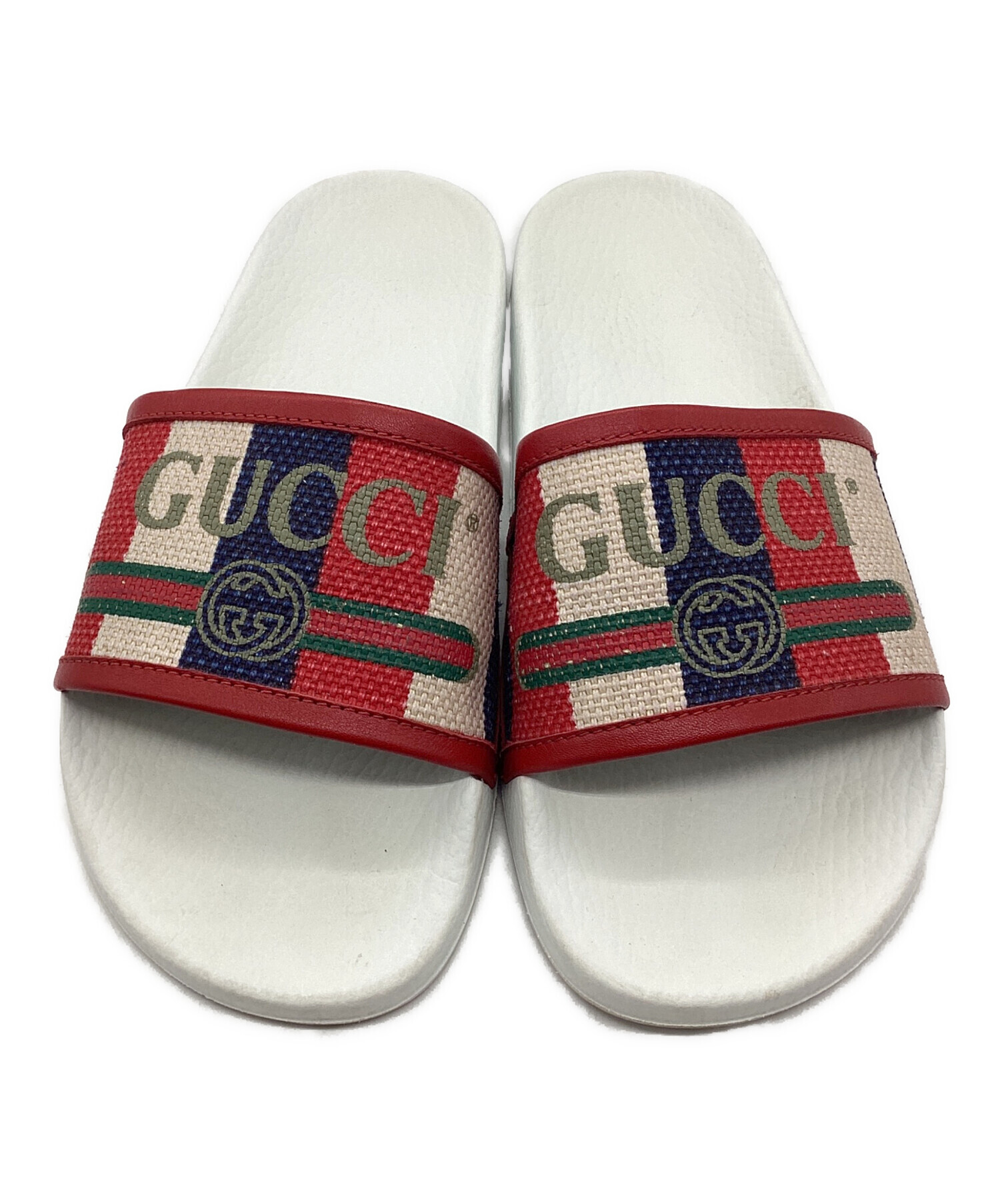 中古・古着通販】GUCCI (グッチ) サンダル マルチカラー サイズ:SIZE