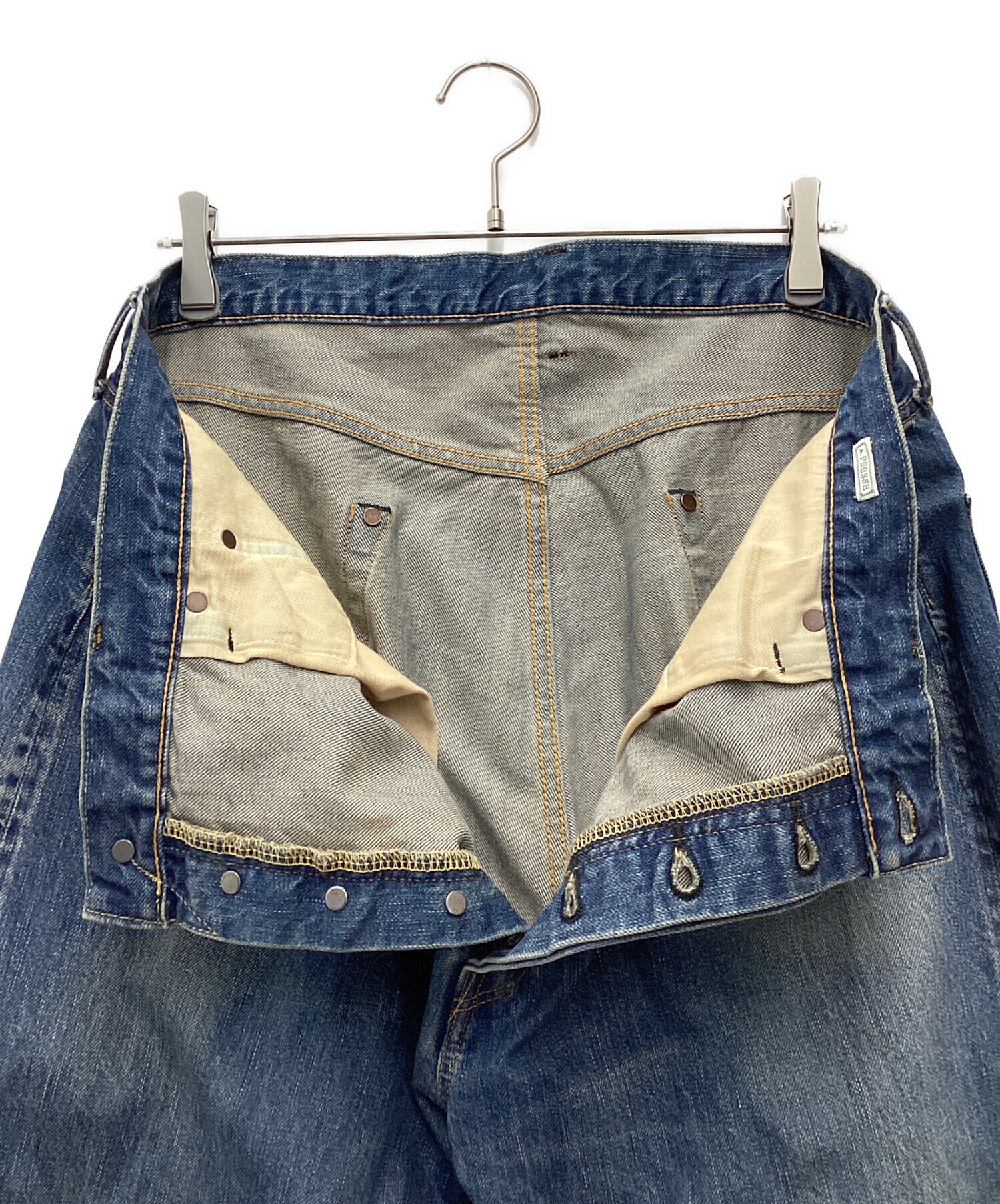 中古・古着通販】A.PRESSE (アプレッセ) デニムパンツ ブルー サイズ