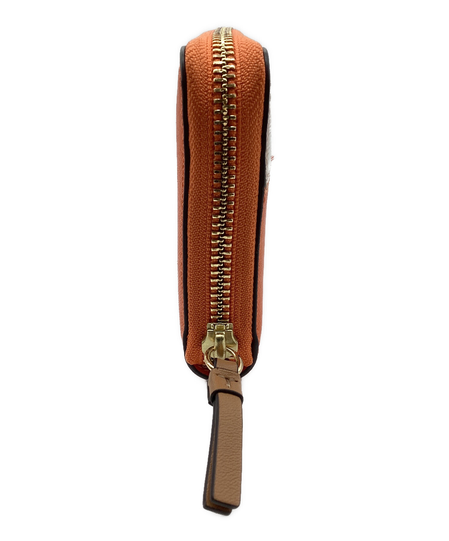中古・古着通販】TORY BURCH (トリーバーチ) 長財布 オレンジ×ベージュ 