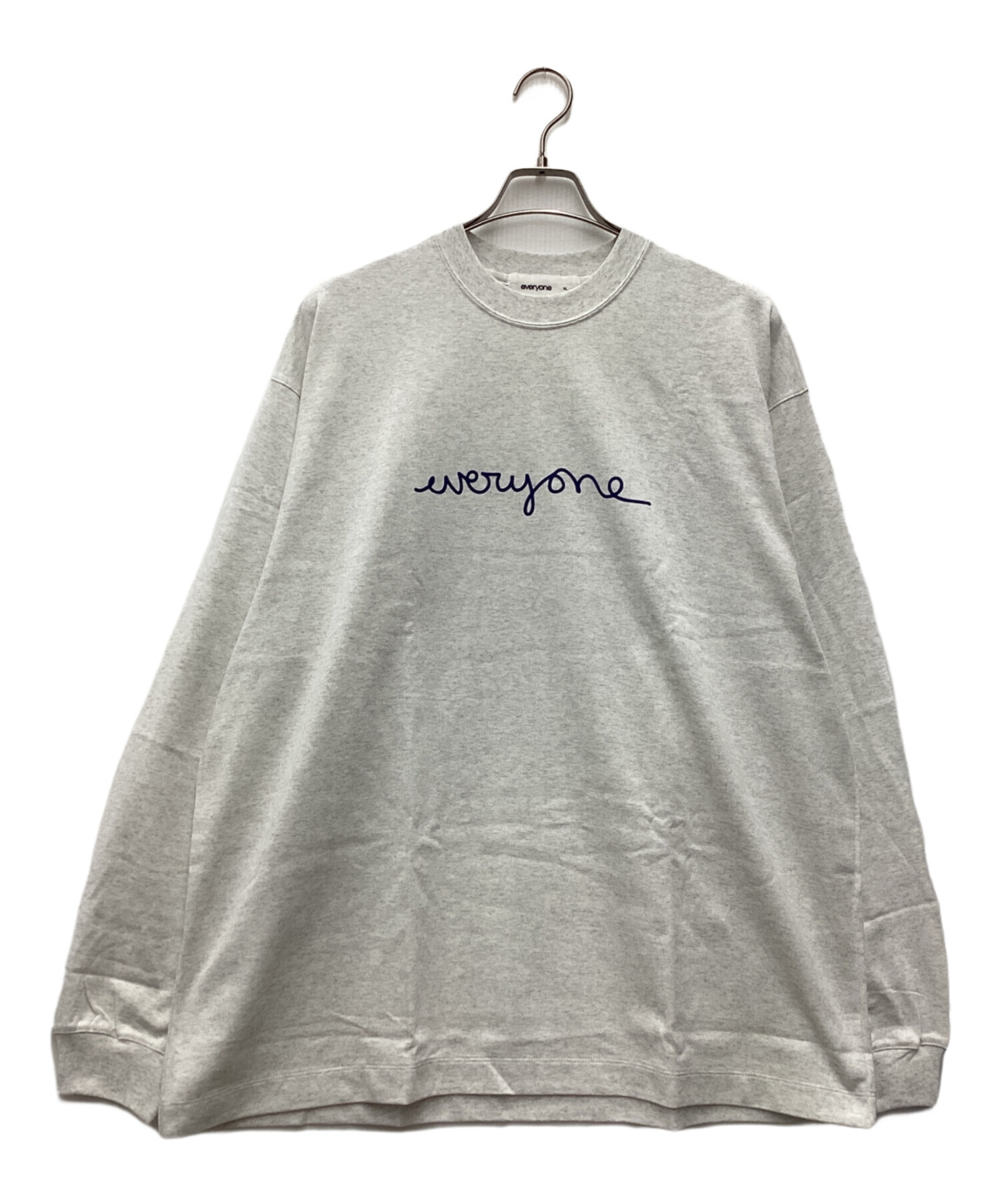 中古・古着通販】everyone j.300 (-) 長袖カットソー ライトグレー 