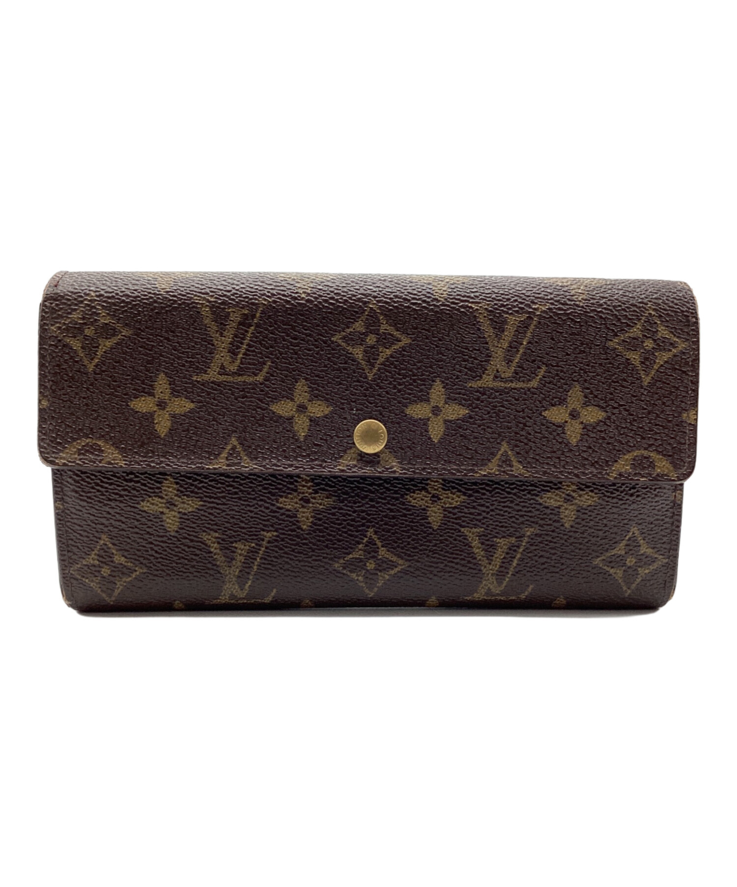 q82　ポルトモネクレディ　モノグラム　ルイヴィトン　長財布 中古・古着通販】LOUIS VUITTON (ルイ ヴィトン) ポルト モネ クレディ