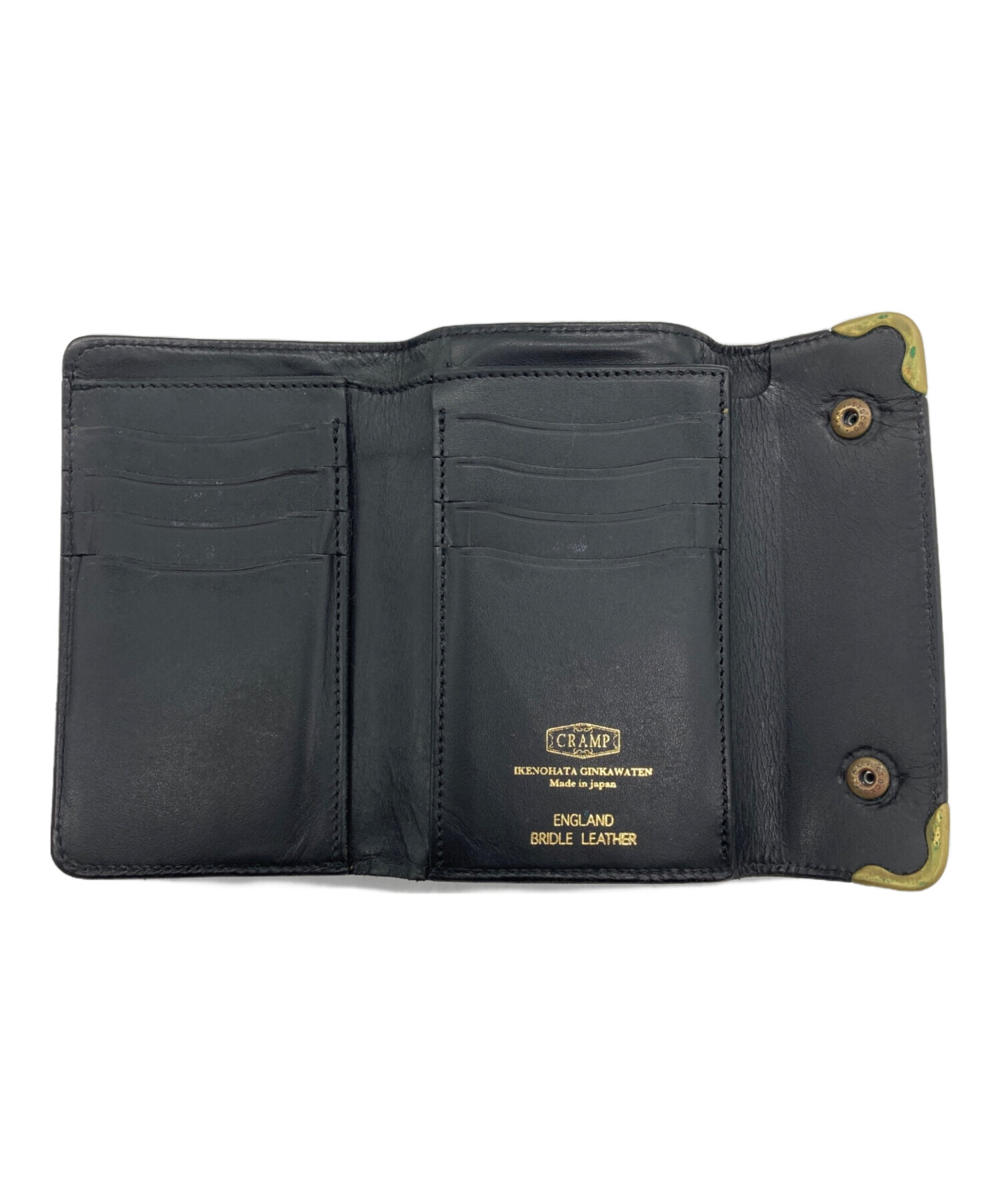 中古・古着通販】池之端銀革店 (イケノハタギンカワテン) 3つ折り財布 