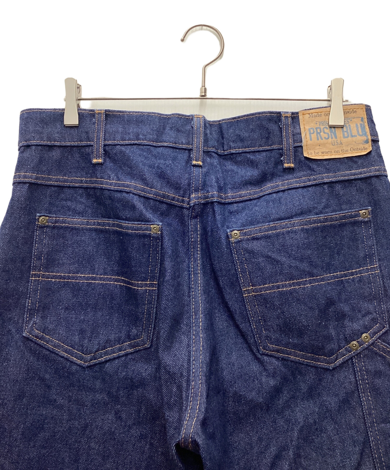 中古・古着通販】PRSN BLU (プリズンブルース) ダブルニーデニムパンツ