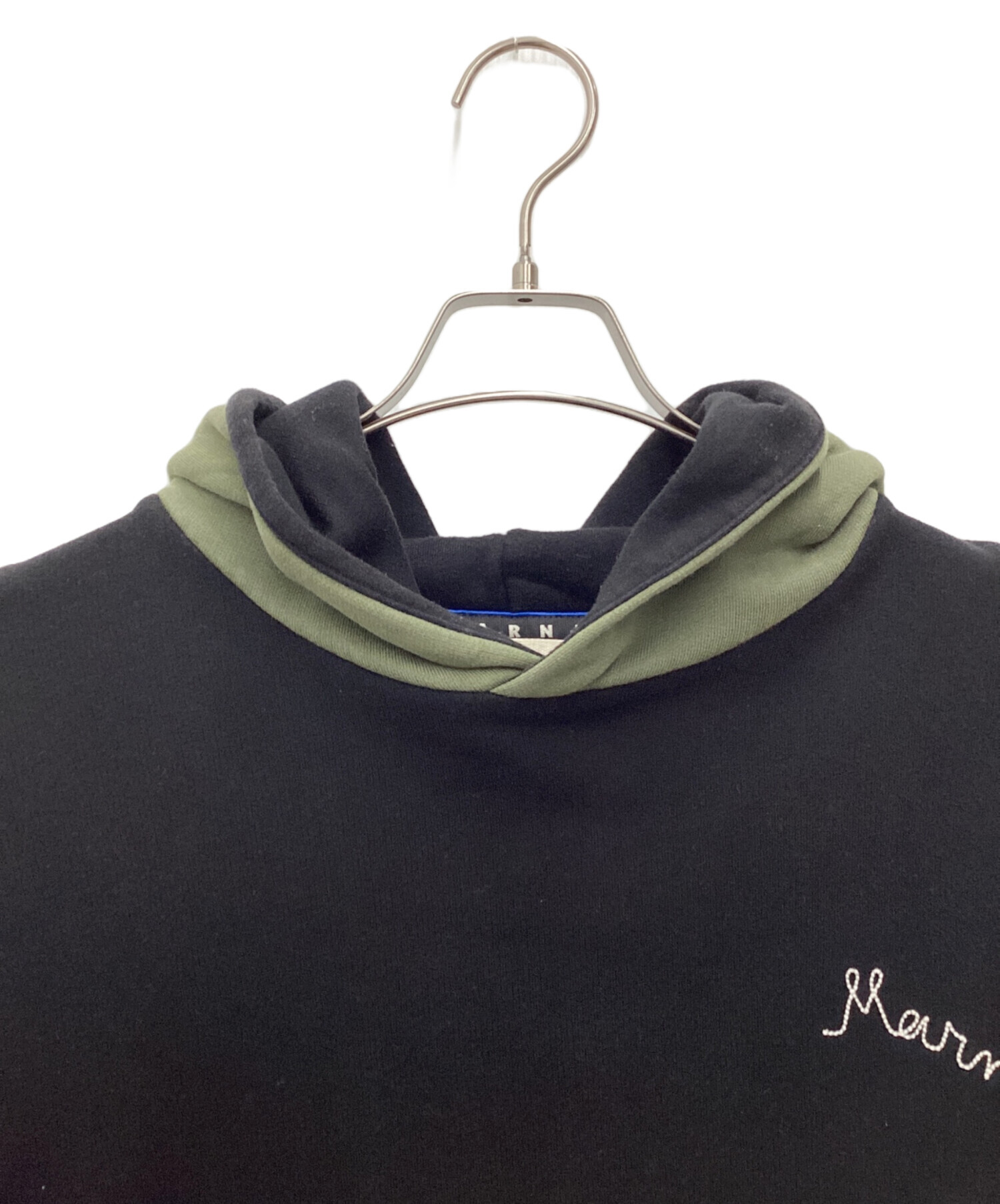 中古・古着通販】MARNI (マルニ) プルオーバーパーカー グリーン