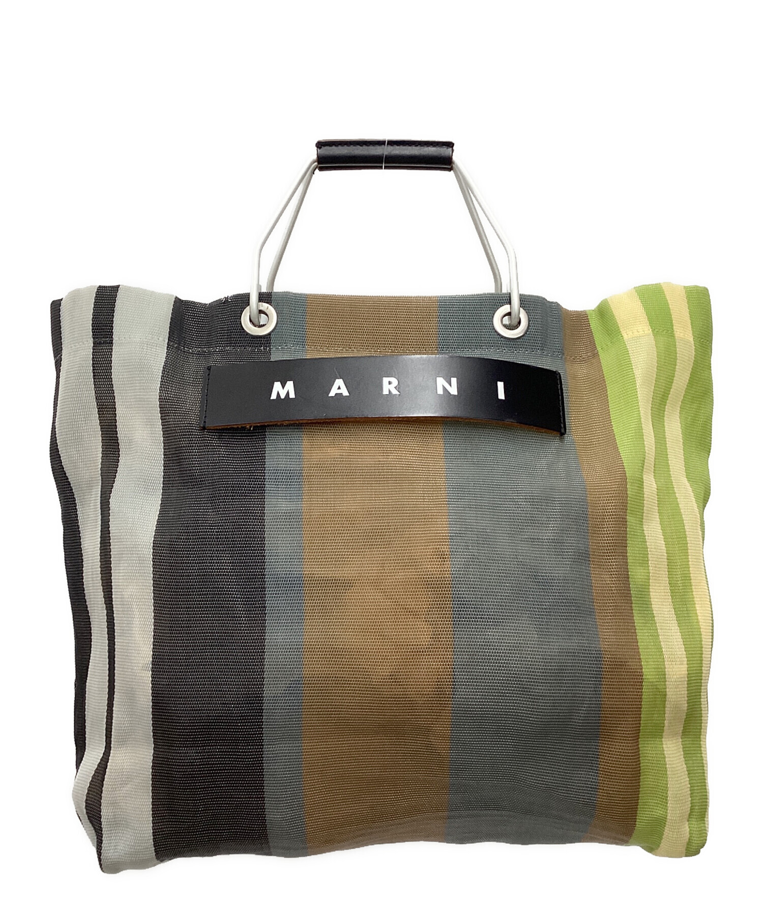 中古・古着通販】MARNI (マルニ) ハンドバッグ マーケット グリーン 
