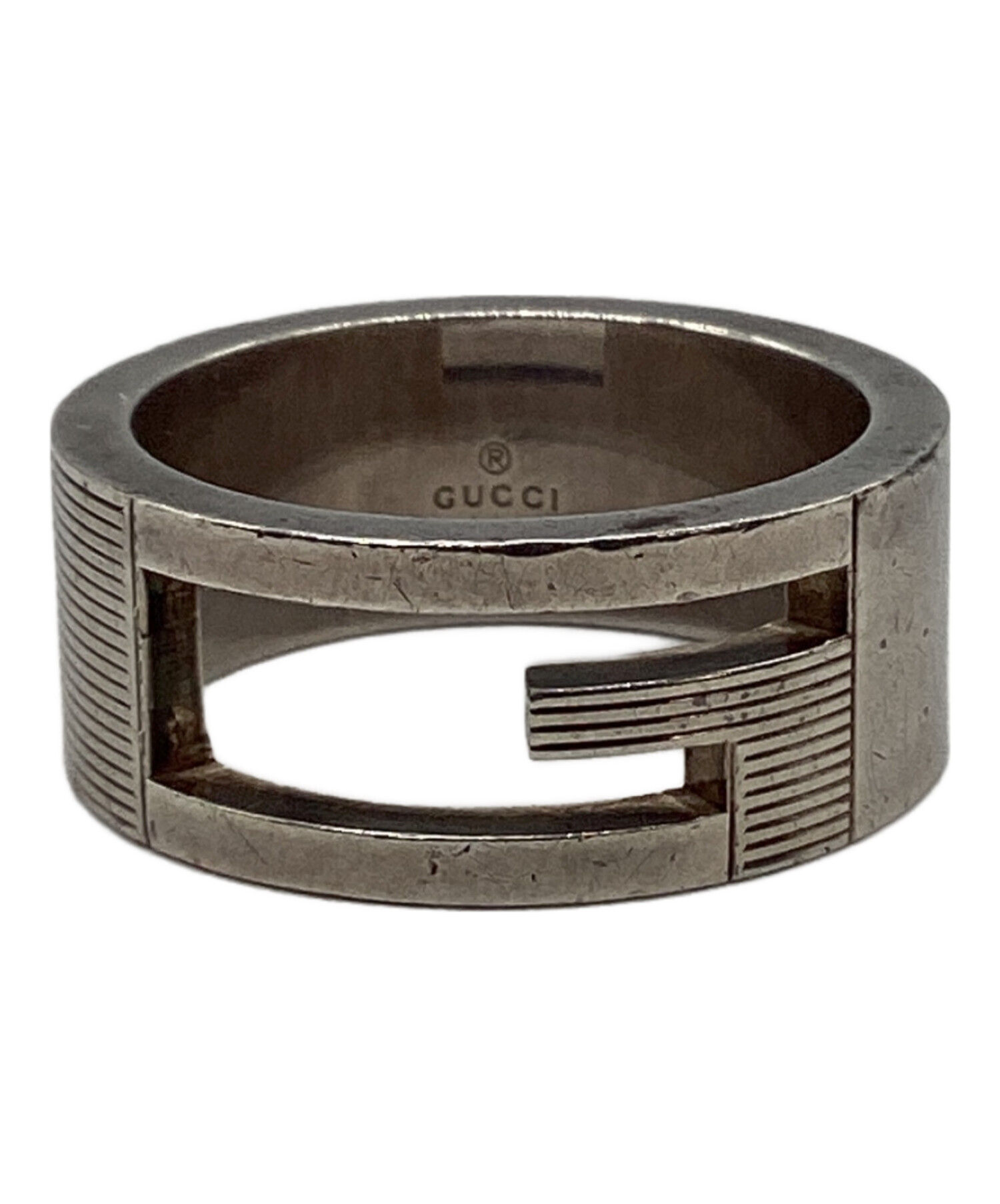 中古・古着通販】GUCCI (グッチ) リング 11号 シルバー サイズ 