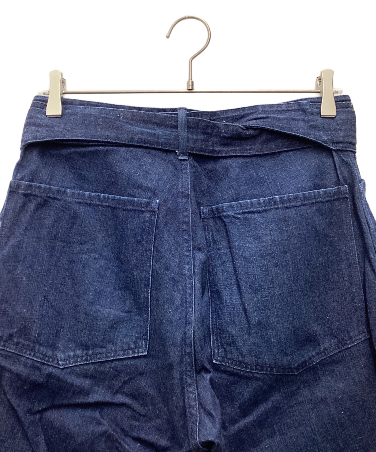 【未使用】COMOLI コモリ ベルテッドデニムパンツ インディゴ メンズ 2 COMOLI コモリ ベルテッドデニム インディゴ 2