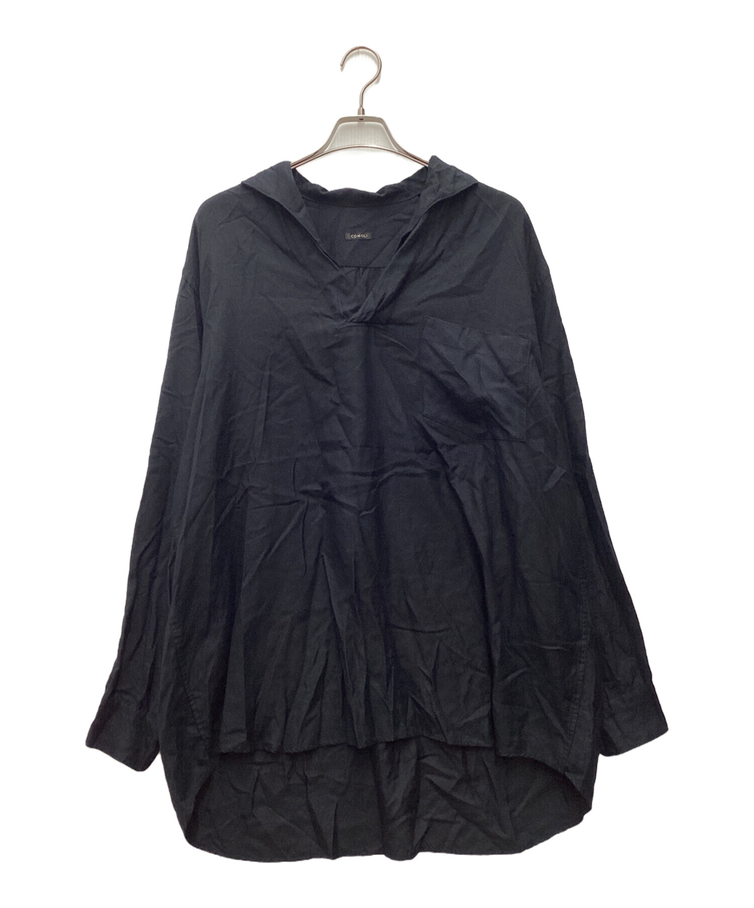 中古・古着通販】COMOLI (コモリ) シルクネル スキッパーシャツ