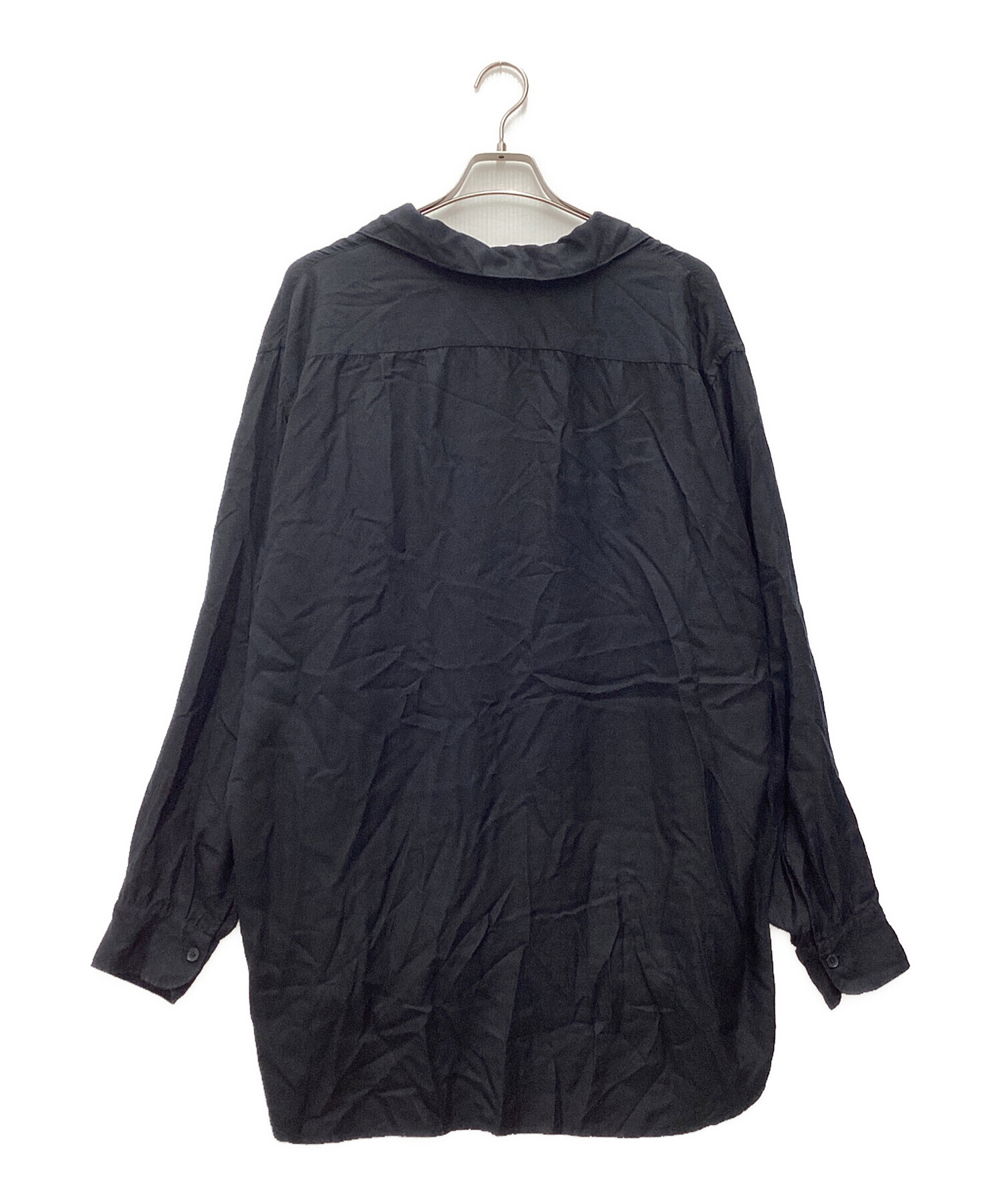 中古・古着通販】COMOLI (コモリ) シルクネル スキッパーシャツ