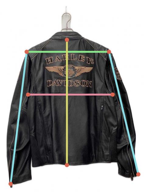 中古・古着通販】HARLEY-DAVIDSON (ハーレーダビッドソン) レザー