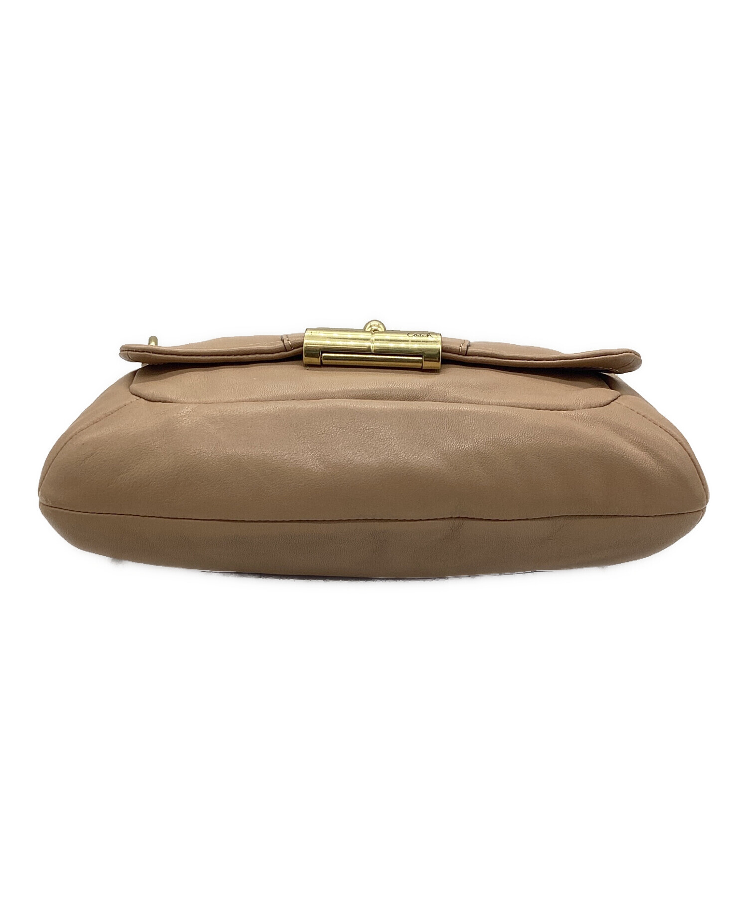 中古・古着通販】COACH (コーチ) レザーショルダーバッグ クリスティン 