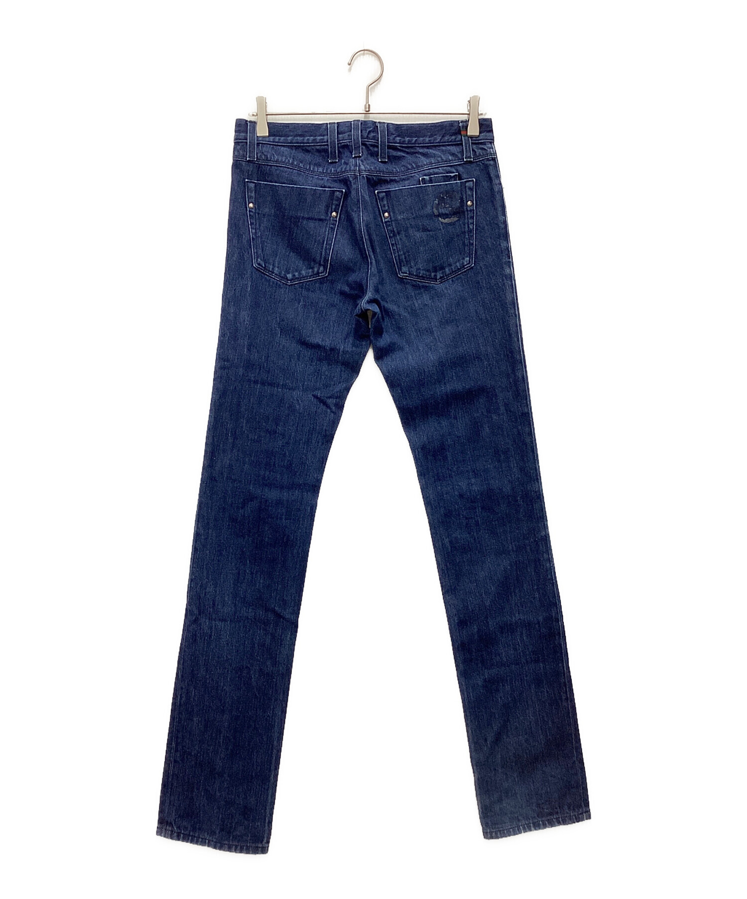 中古・古着通販】GUCCI (グッチ) デニムパンツ インディゴ サイズ:SIZE