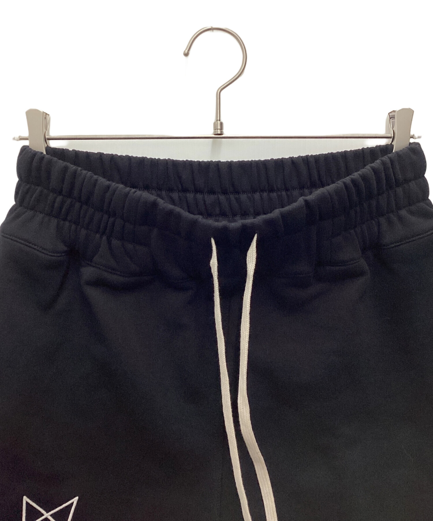 Rick Owens × Champion ナイロンハーフパンツ RICK OWENS (リックオウエンス) RICK OWENS×Champion ロゴアクセント