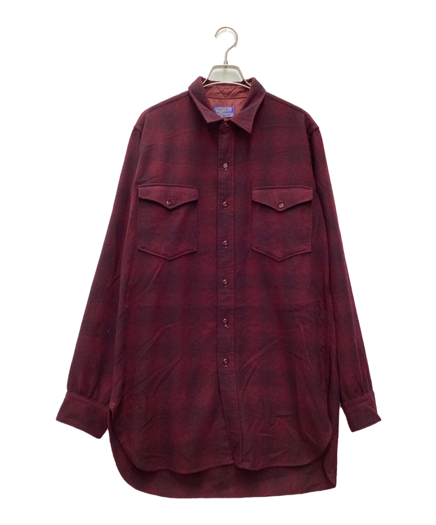 中古・古着通販】PENDLETON (ペンドルトン) 長袖シャツ 50S VINTAGE 
