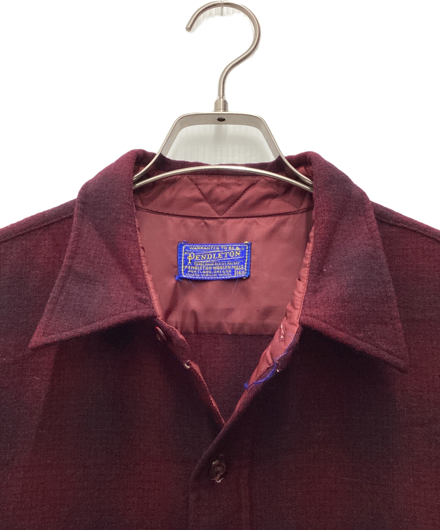 中古・古着通販】PENDLETON (ペンドルトン) 長袖シャツ 50S VINTAGE